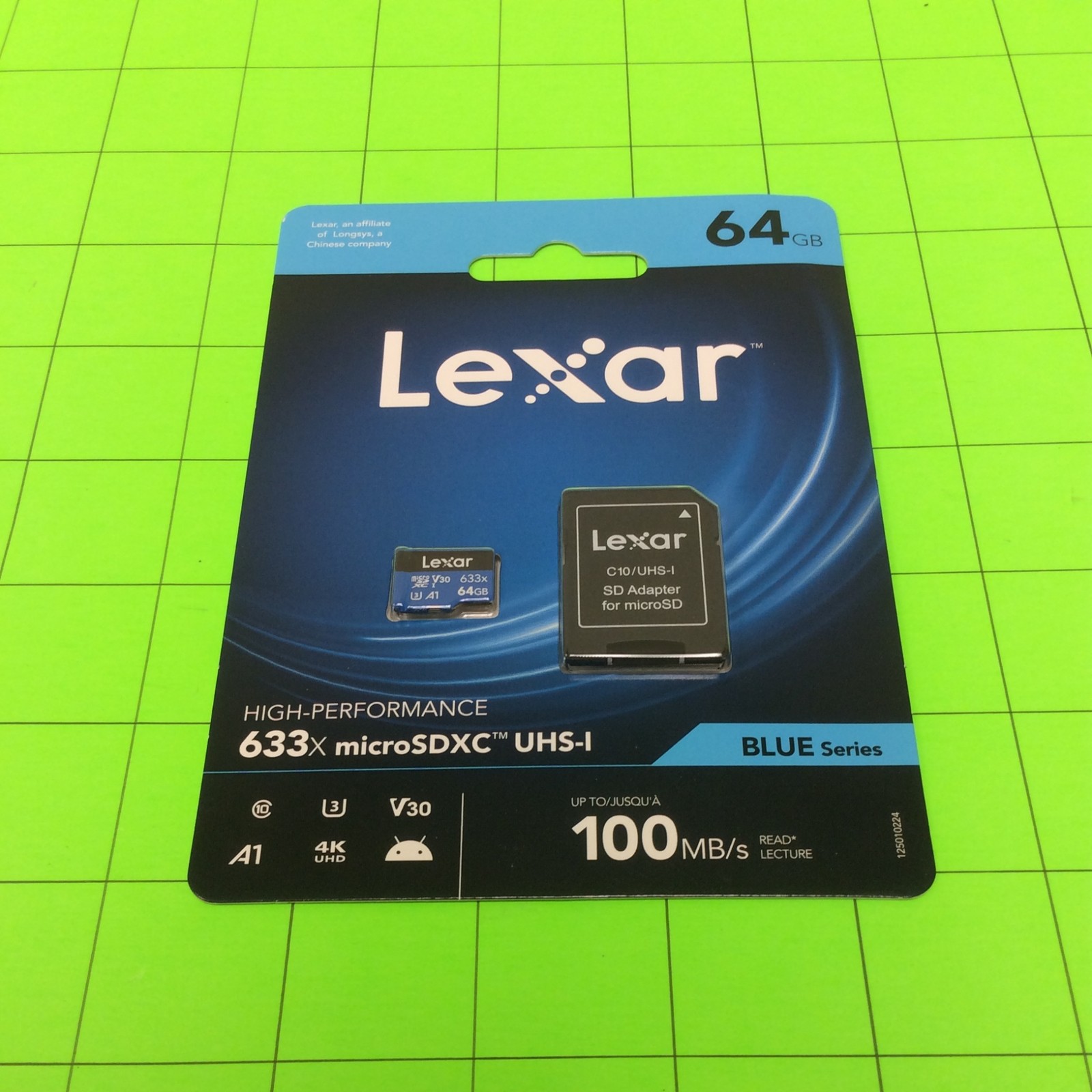 64GB 633X Microsdxc UHS-I Micro SD Memory LSDMI64GBBNL633A Lexar