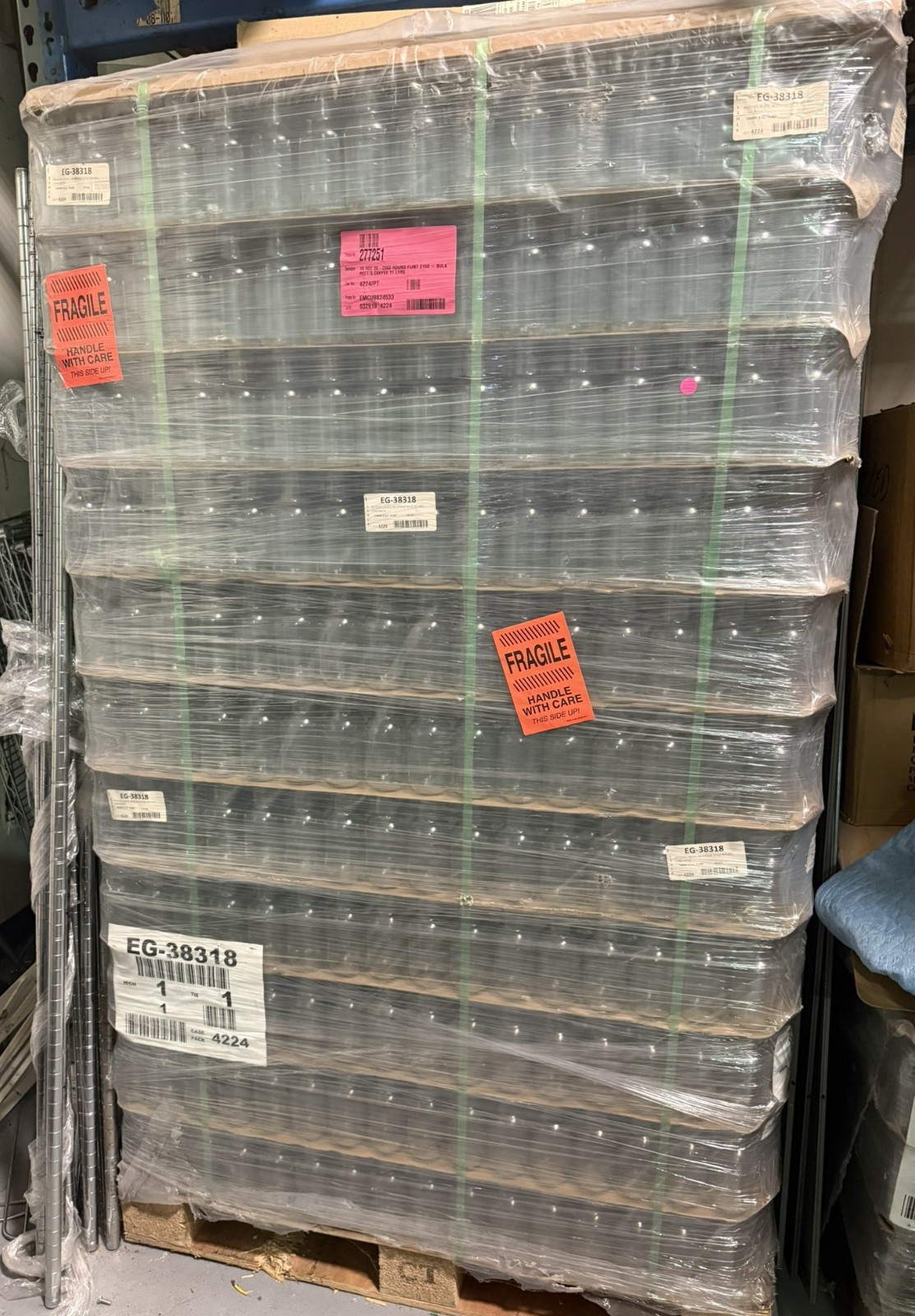 10.5 ounce glass bottles (Pallet of 4,224)