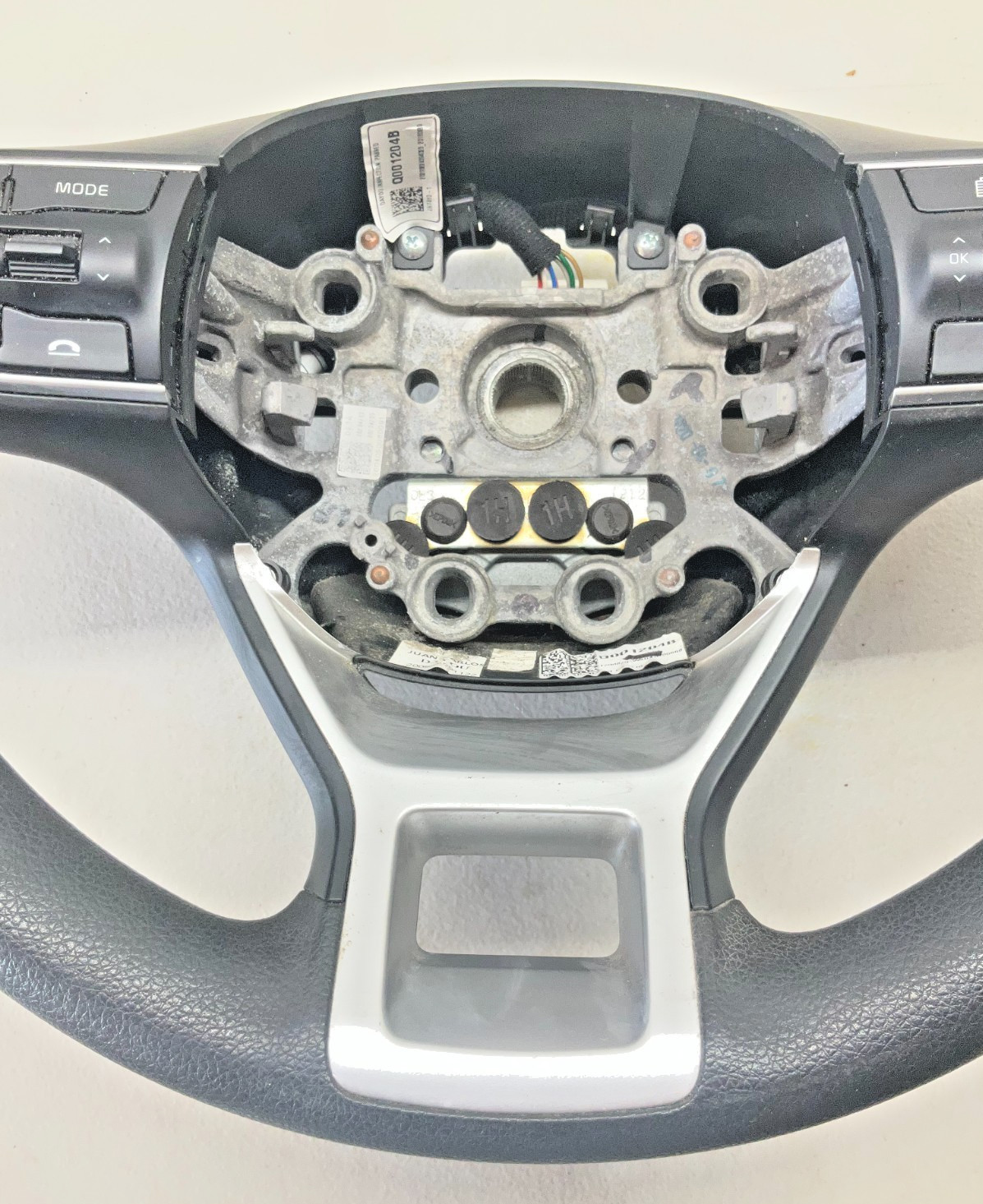 OEM Kia K5 Leather Steering Wheel Switch Buttons Black 2021-2024 Q001204B