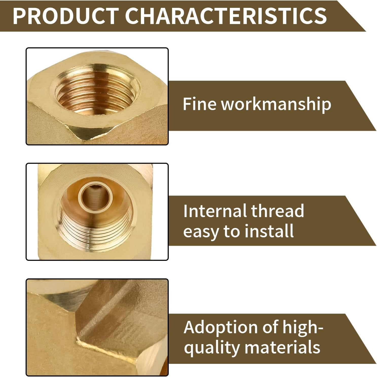 3/16 Brake Line Tee Union Fitting Leak-Proof 3-Way Union | Universal 3-Way for 3