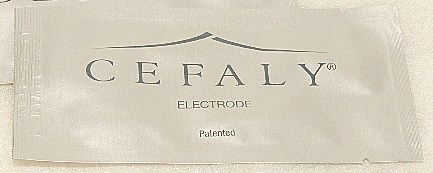 Cefaly Migrane – Dual / Connected – 3 Sealed ELECTRODES in PACKAGE! *BRAND NEW!