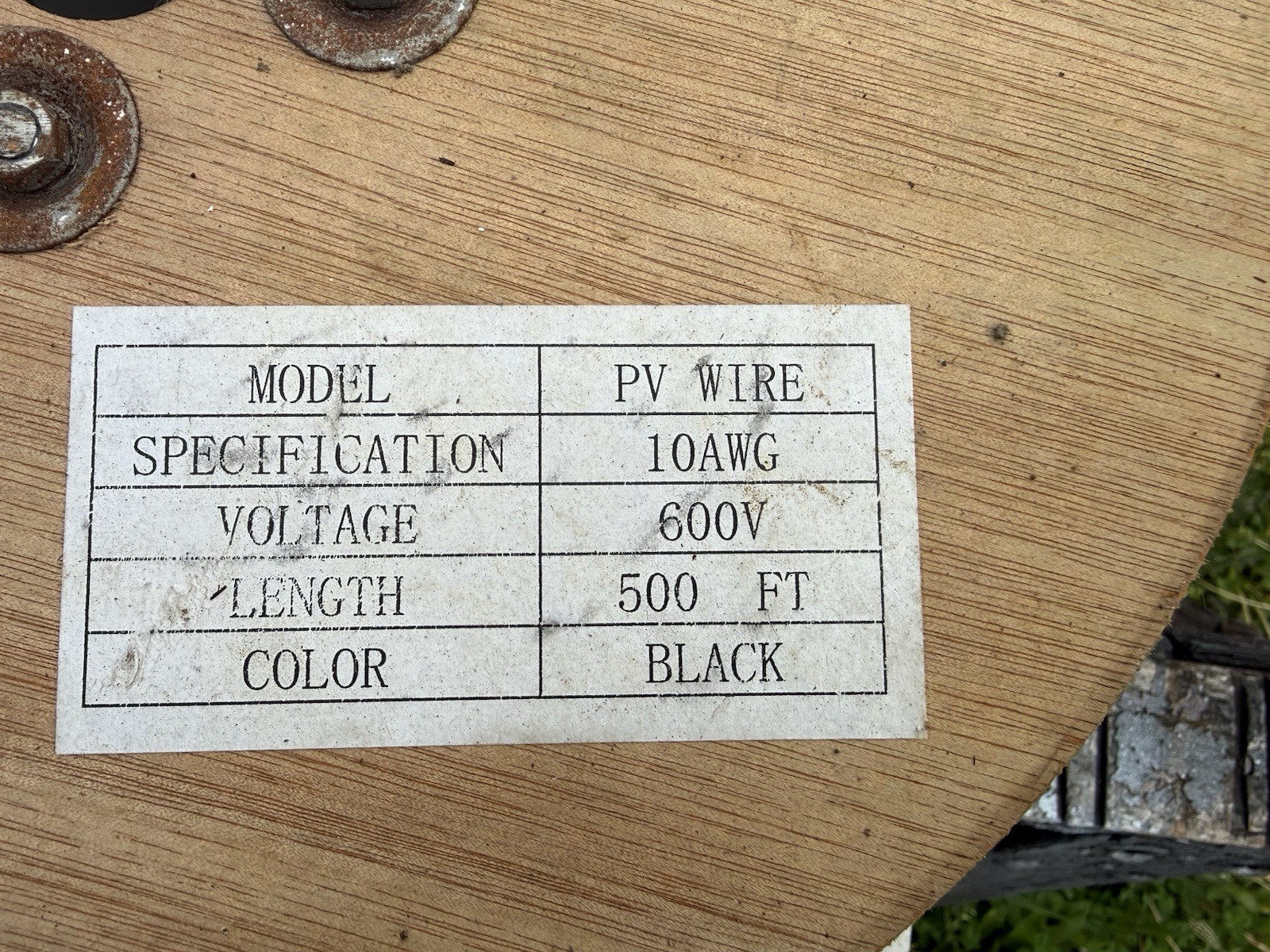 Lot of PV Wire 10AWG 600V, 1700’ of 103 strand Copper Direct bury, Solar PV Wire