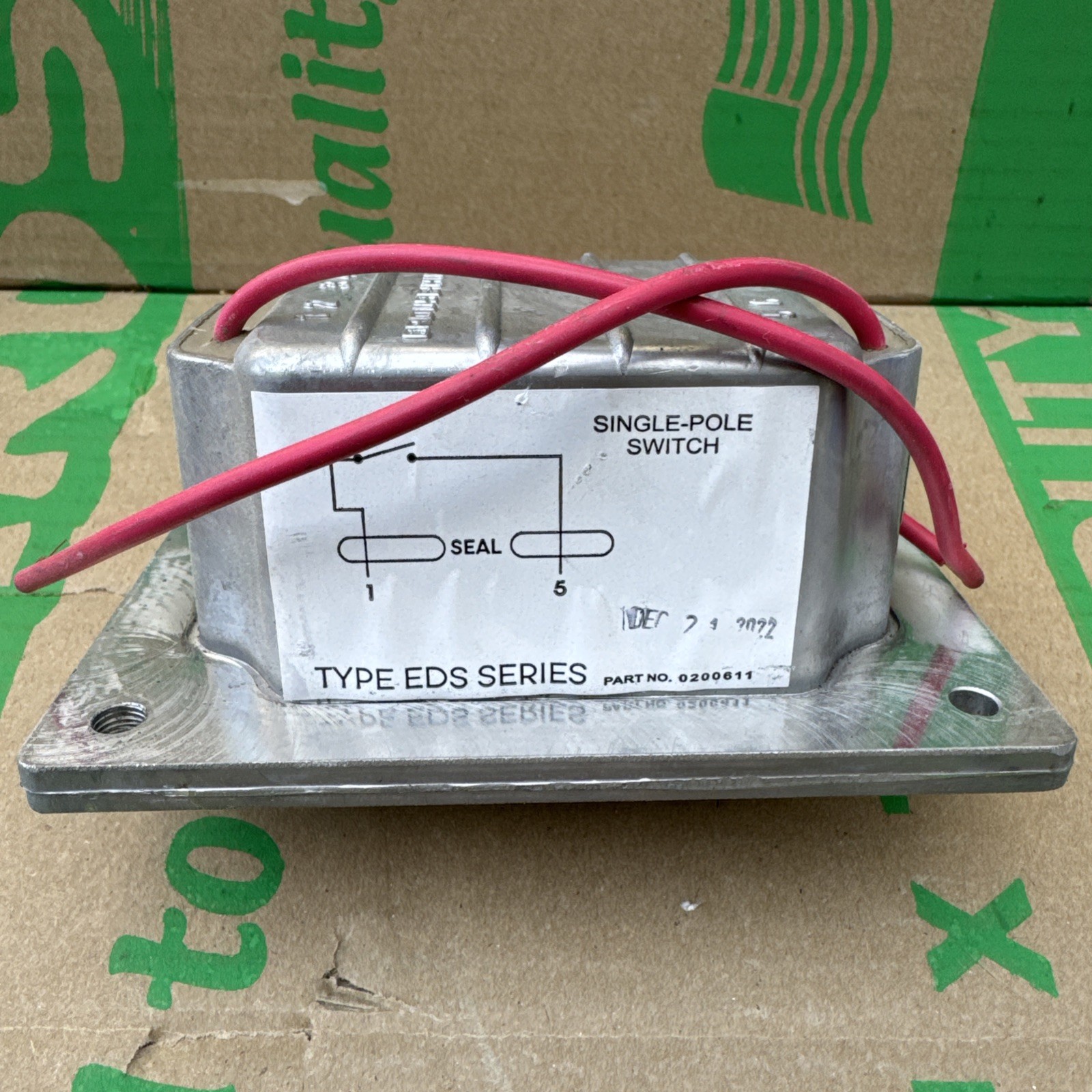 Crouse-Hinds 0200611 Explosion Proof Switch Outlet Box Type EDS Single Pole