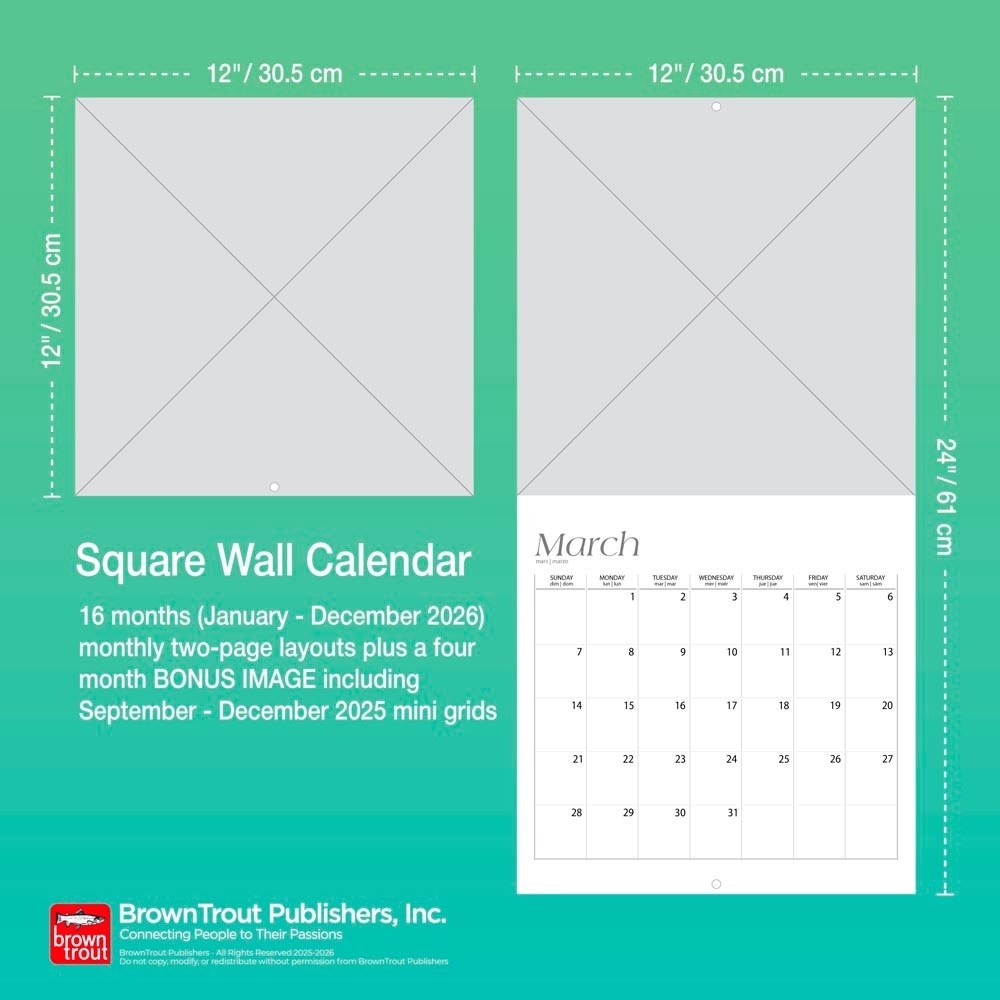 Cocinas Mexicanas | Kitchens of Mexico 2026 12×24″ Wall Calendar | Plastic-Free