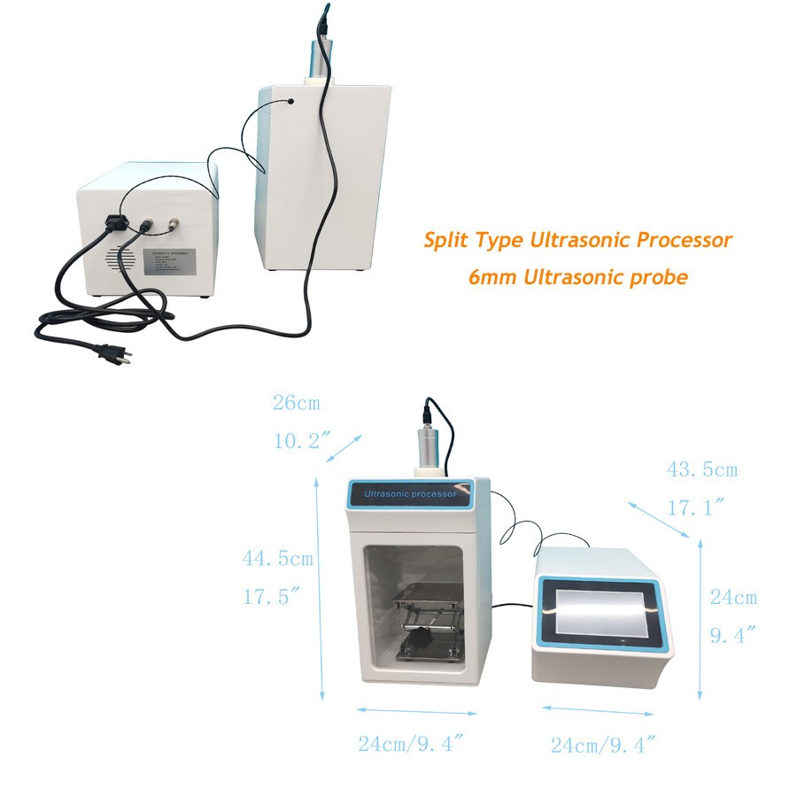 110V/60Hz 6mm Ultrasonic Processor Sonic Probe Ultrasonic Homogenizer
