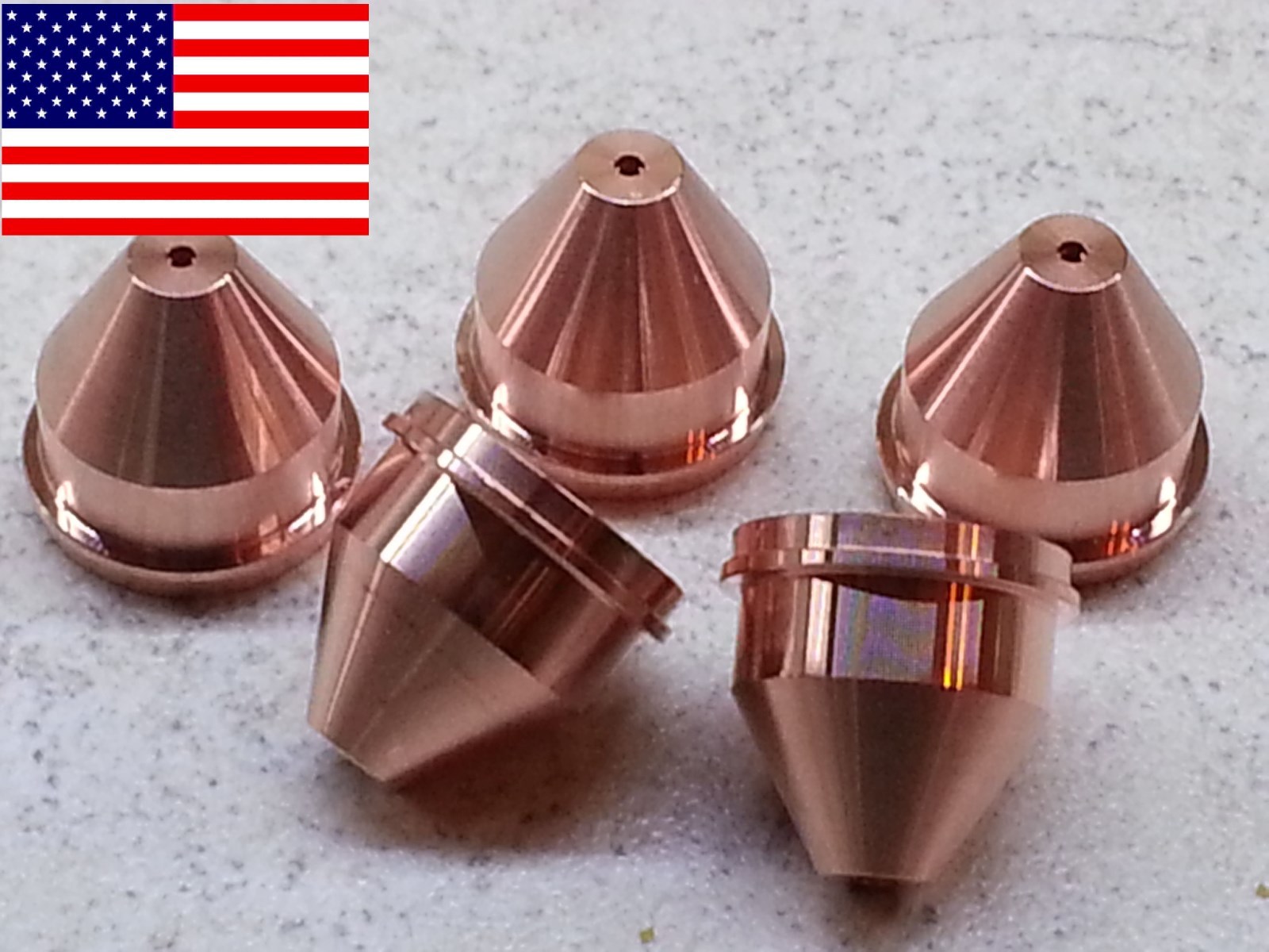 5 x 0558007680 90A Pipe Nozzle for ESAB® PT-37 PT-38 Plasma Torch *US FAST SHIP*