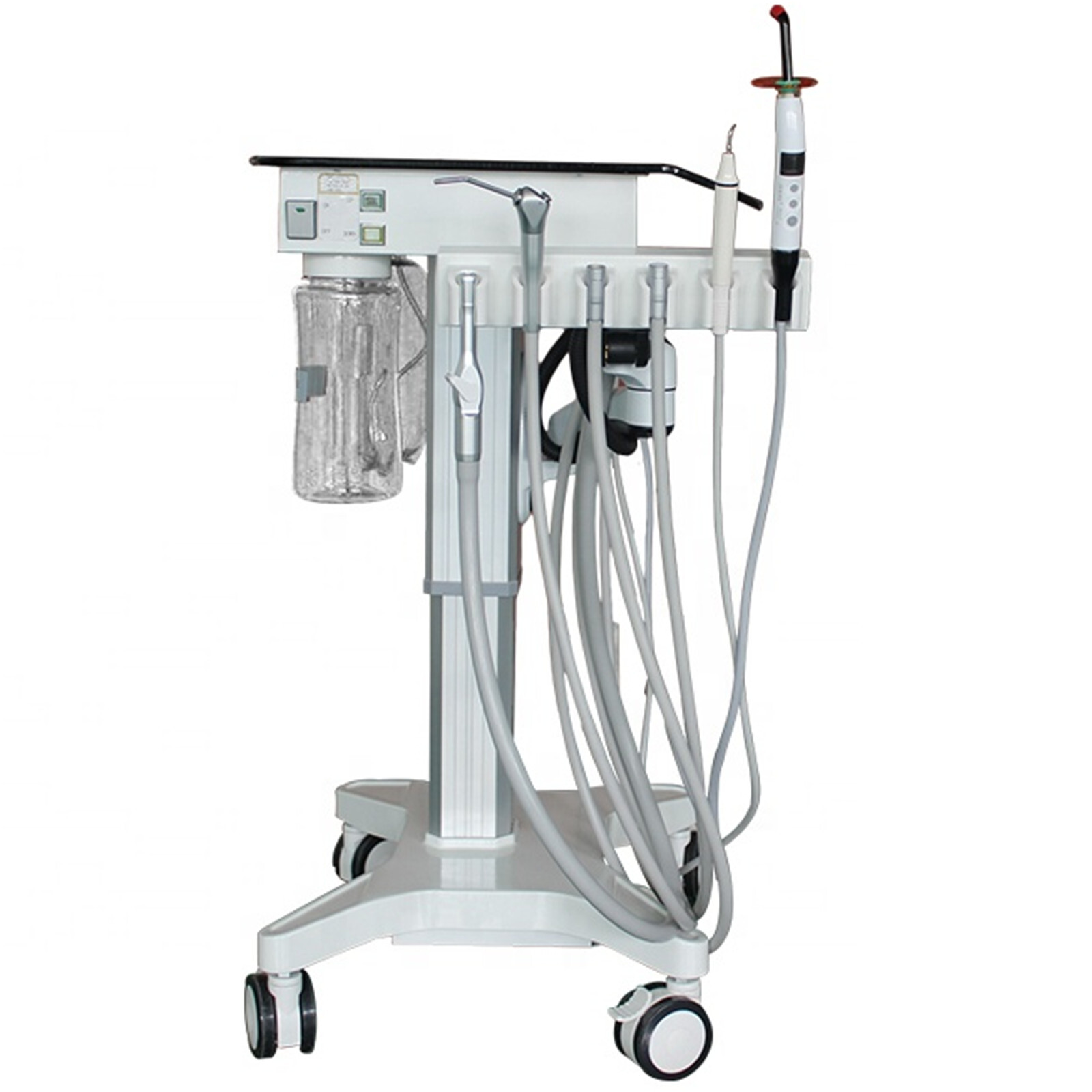 Mobile Dental Treatment Unit Delivery Cart GU-P302S with Portable Air Compressor