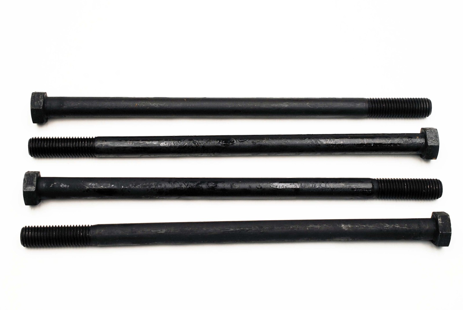 (4) Grade 8 Hex Head 3/4-10 x 14 Cap Screws Bolts Coarse Plain Finish