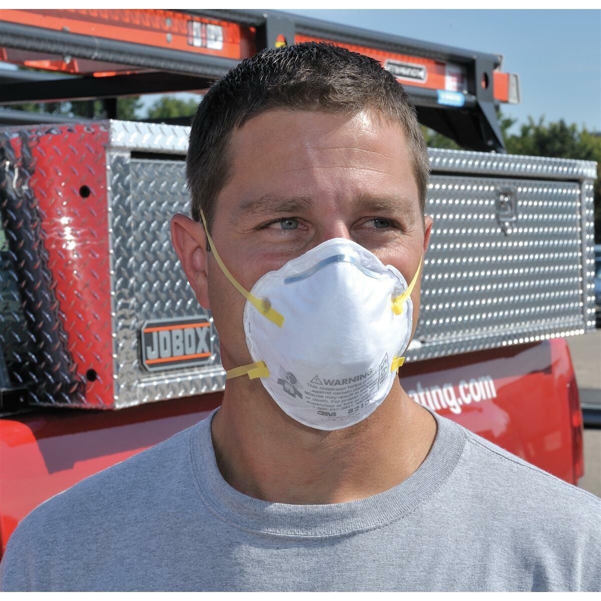 3M 8210 N95 Disposable Particulate Respiratory Protection Mask NIOSH MADE IN USA