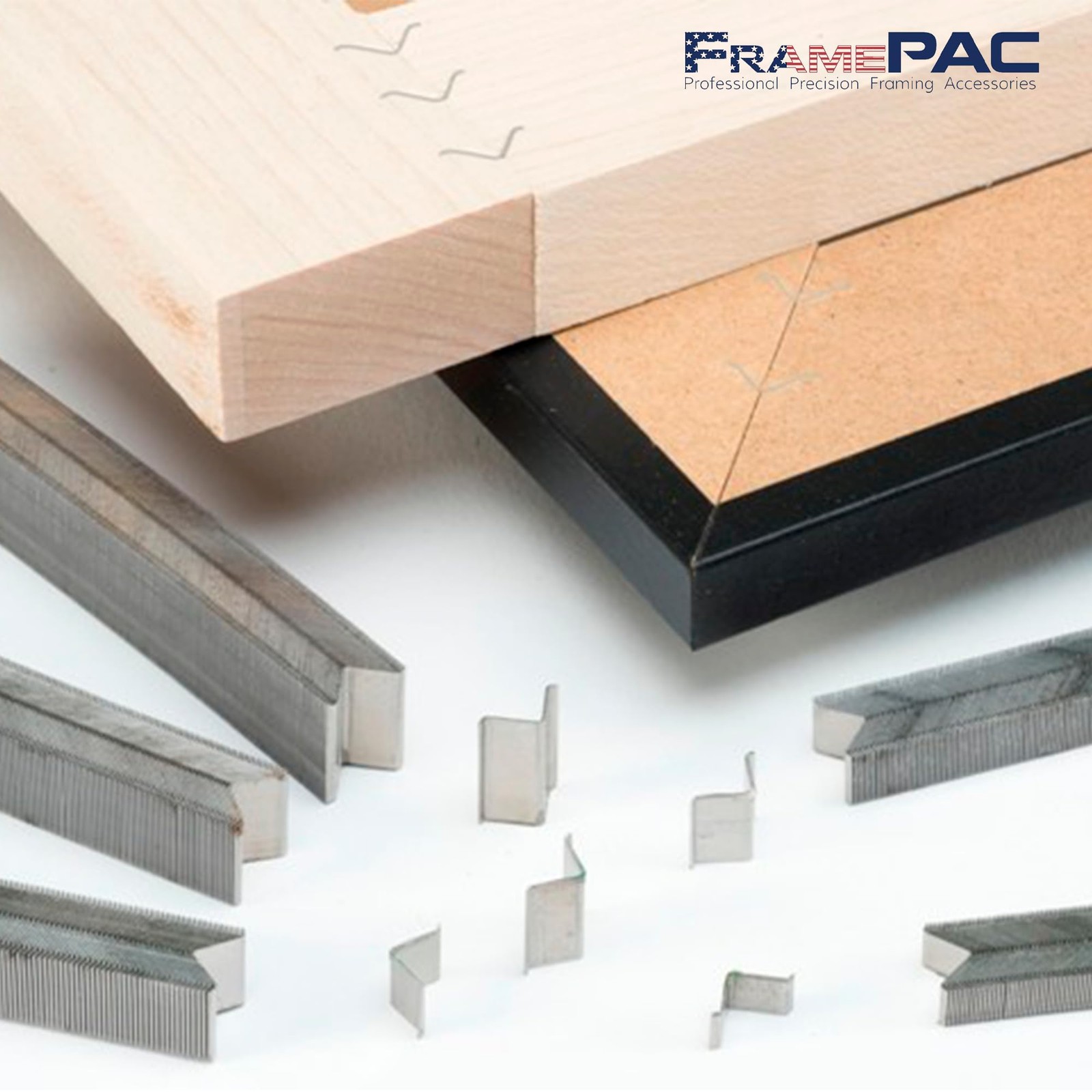 FramePac V Nails for Picture Frames Hardwood 10mm (3/8 Inch) 3/8 inch [10mm]