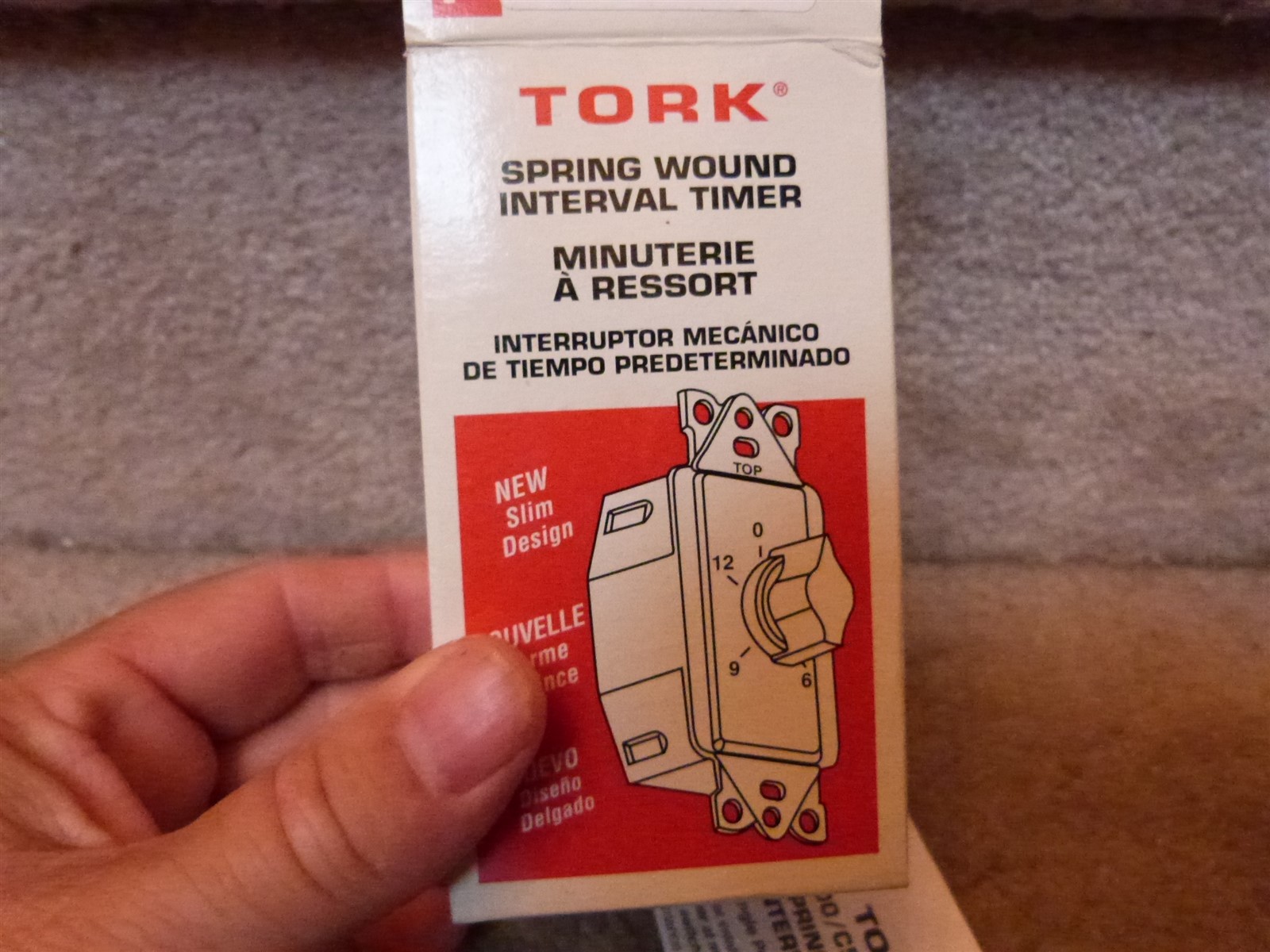 2 NEW TORK In-Wall Spring Wound Interval Timer A530M 0-30 MIN IVORY