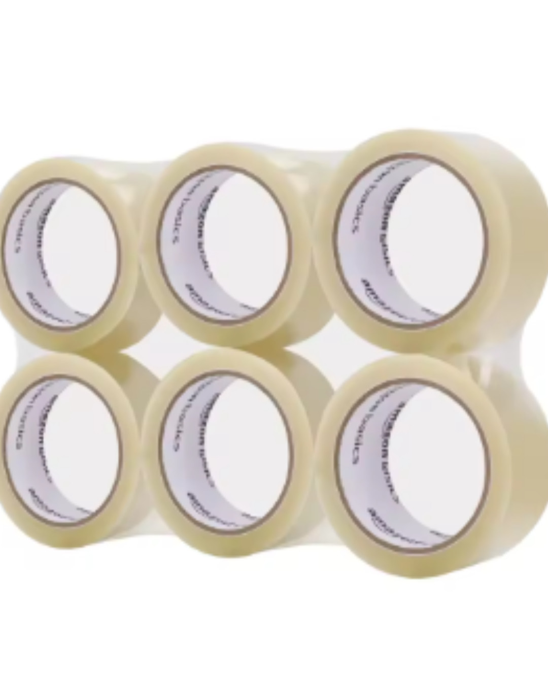 6pcs Packing Tape for Moving and Sealing Boxes, Clear, 1.9 in x 60.3 Yards,