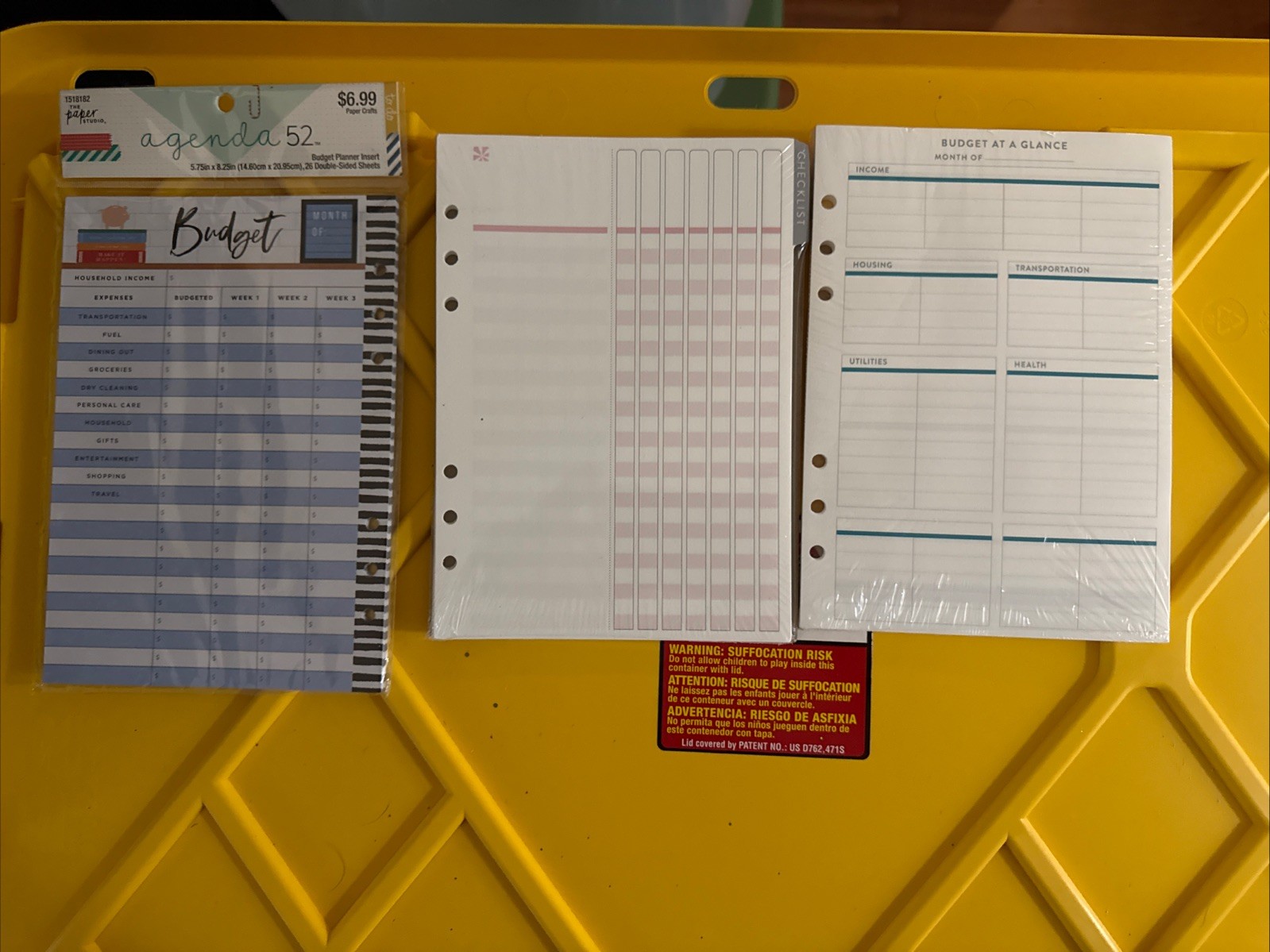 an Erin Condren planner kit containing colorful LifePlanner pages and organizer
