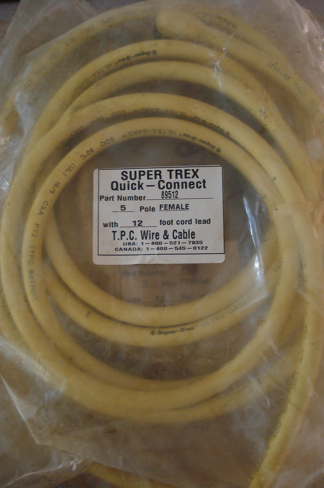 NEW TPC 89512 12′ SUPER TREX QUICK CONNECT