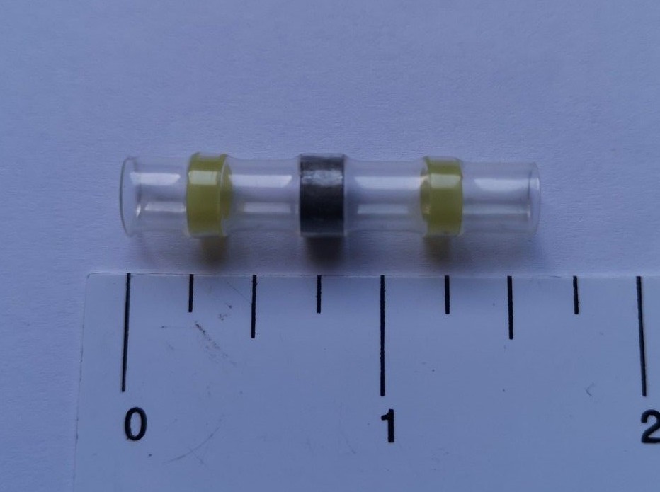 HEAT SHRINK SOLDER SEAL BUTT WIRE CONNECTOR SPLICE TERMINAL WATERPROOF