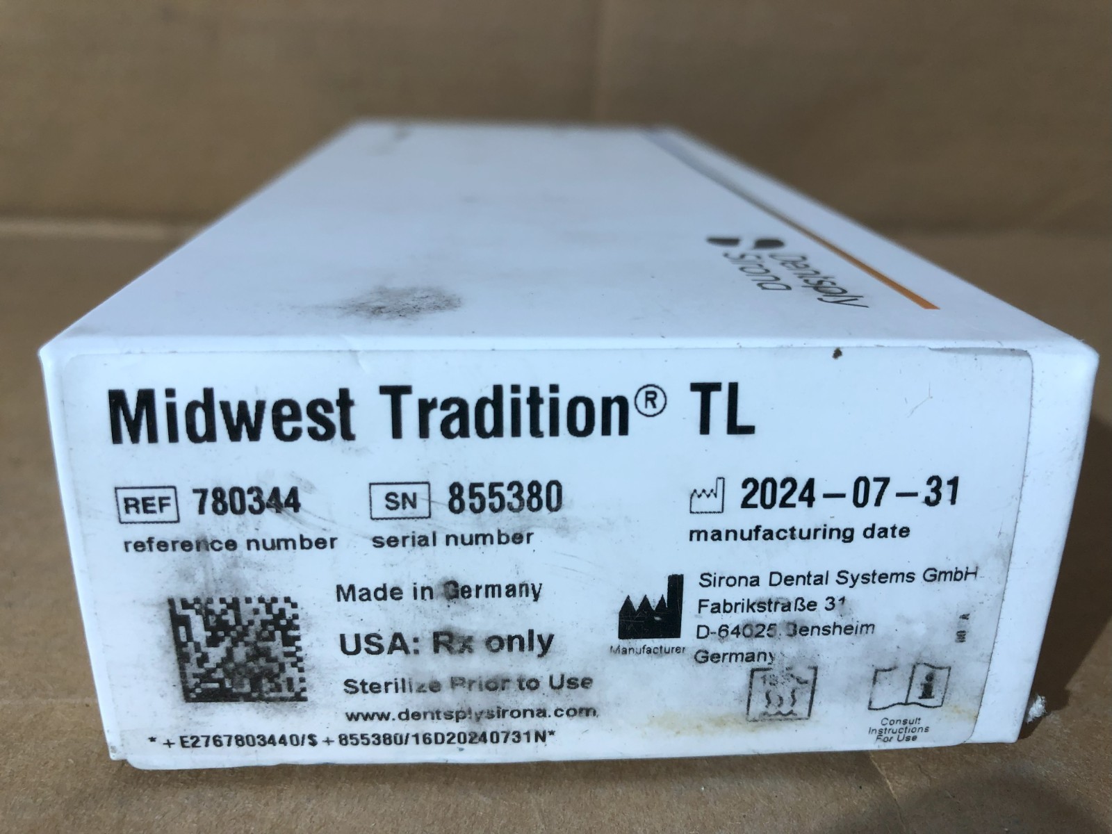 Midwest Tradition Handpiece 4 Hole Non Fiber Optic Autochuck Lever New