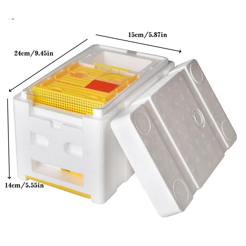 Mini Mating Nuc Box Queen Breeding Box Beekeeping Equipment Foam Queen Rearing H