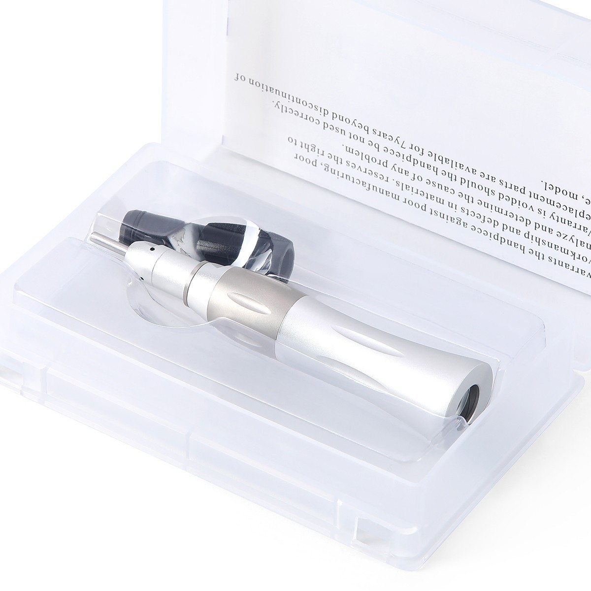AZDENT Dental 1:1 Low Speed Straight Handpiece External Spray with Oil Nozzle