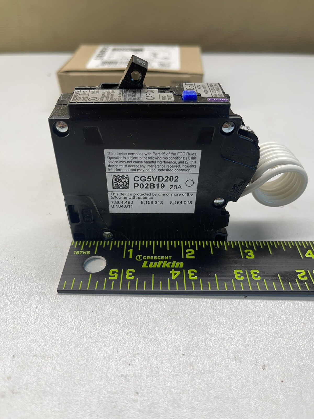 Siemens QA120AFC 1 Pole 20 AMP Arc Fault Combination Breaker AFCI New In Box