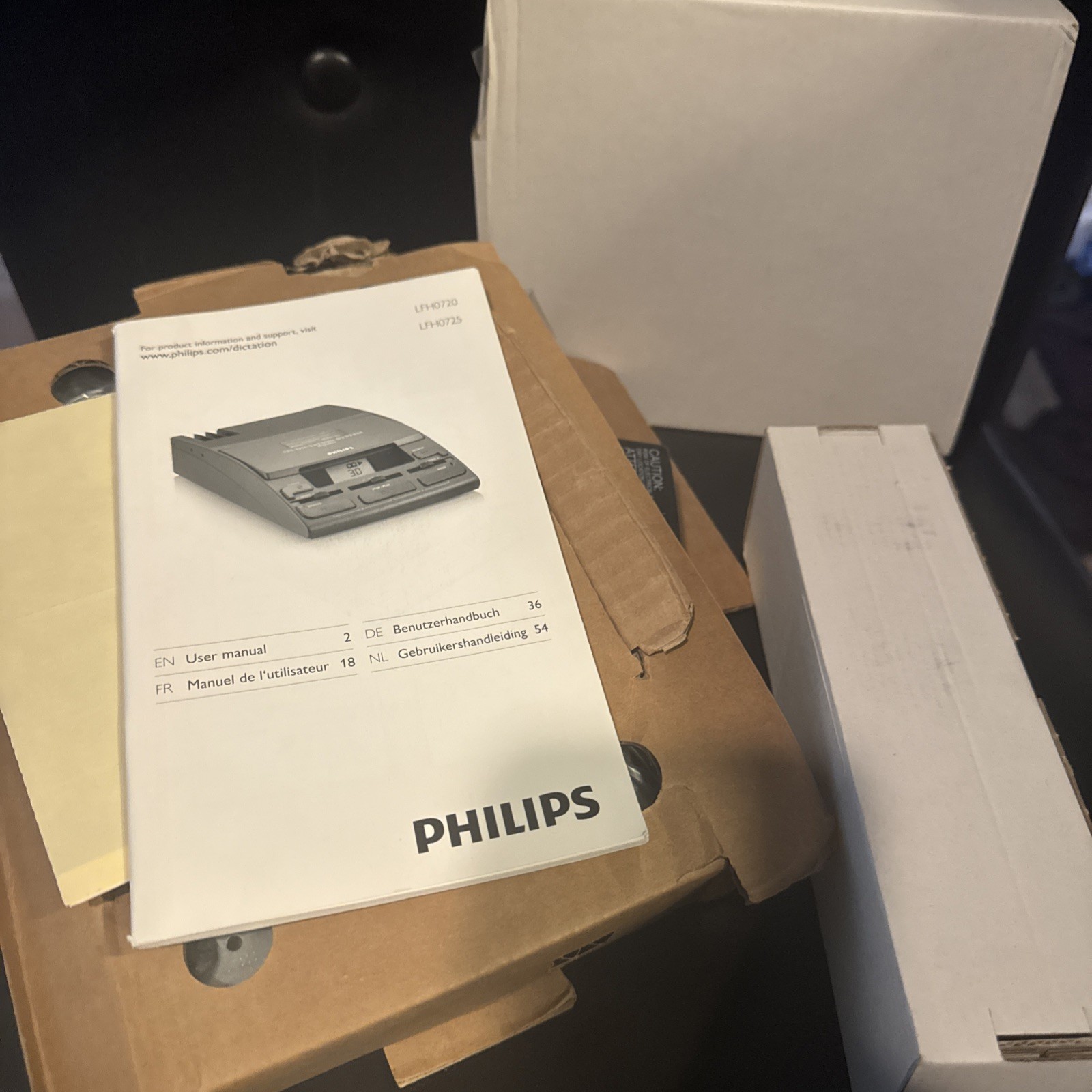 Philips Mini Cassette Transcription Kit LFH-0720/52 Transcriber