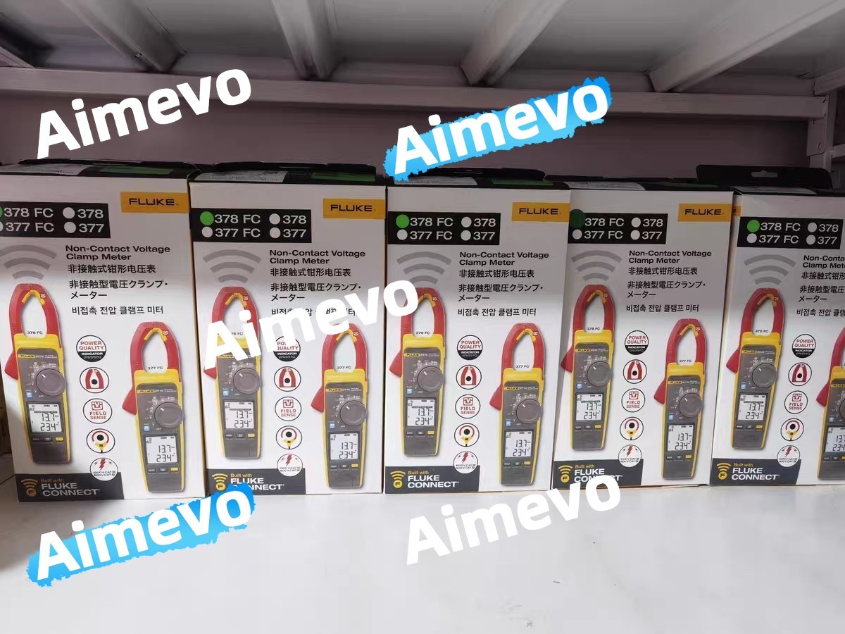 Fluke 378FC AC/DC TRMS Non-Contact Voltage Wireless Clamp w/PQ Indicator & iFlex