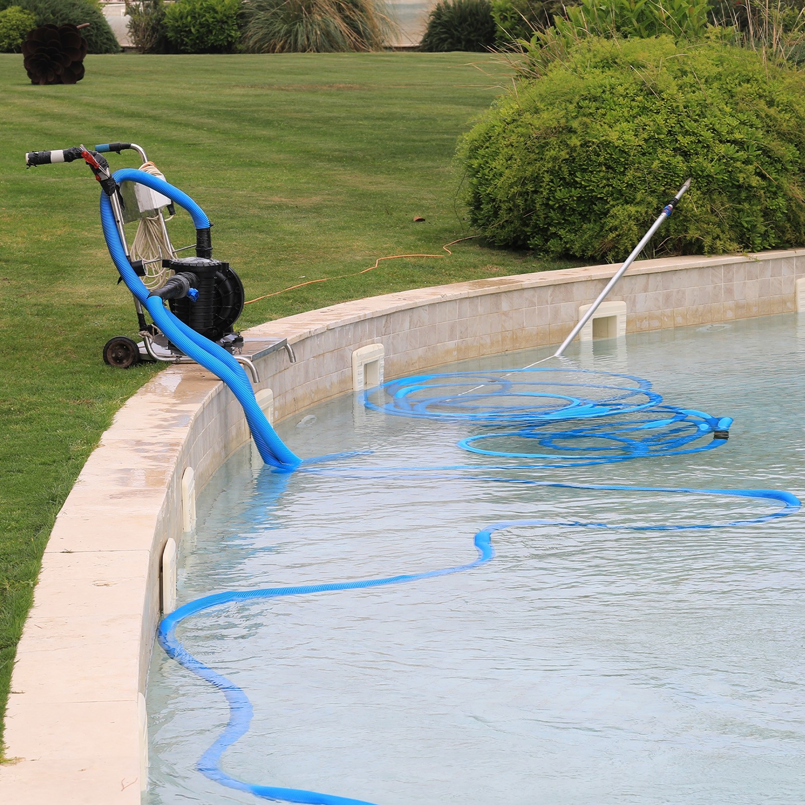1Pcs 1″ ID 25ft Lightweight Backwash Hose DIY PVC-Hose Lay Flat