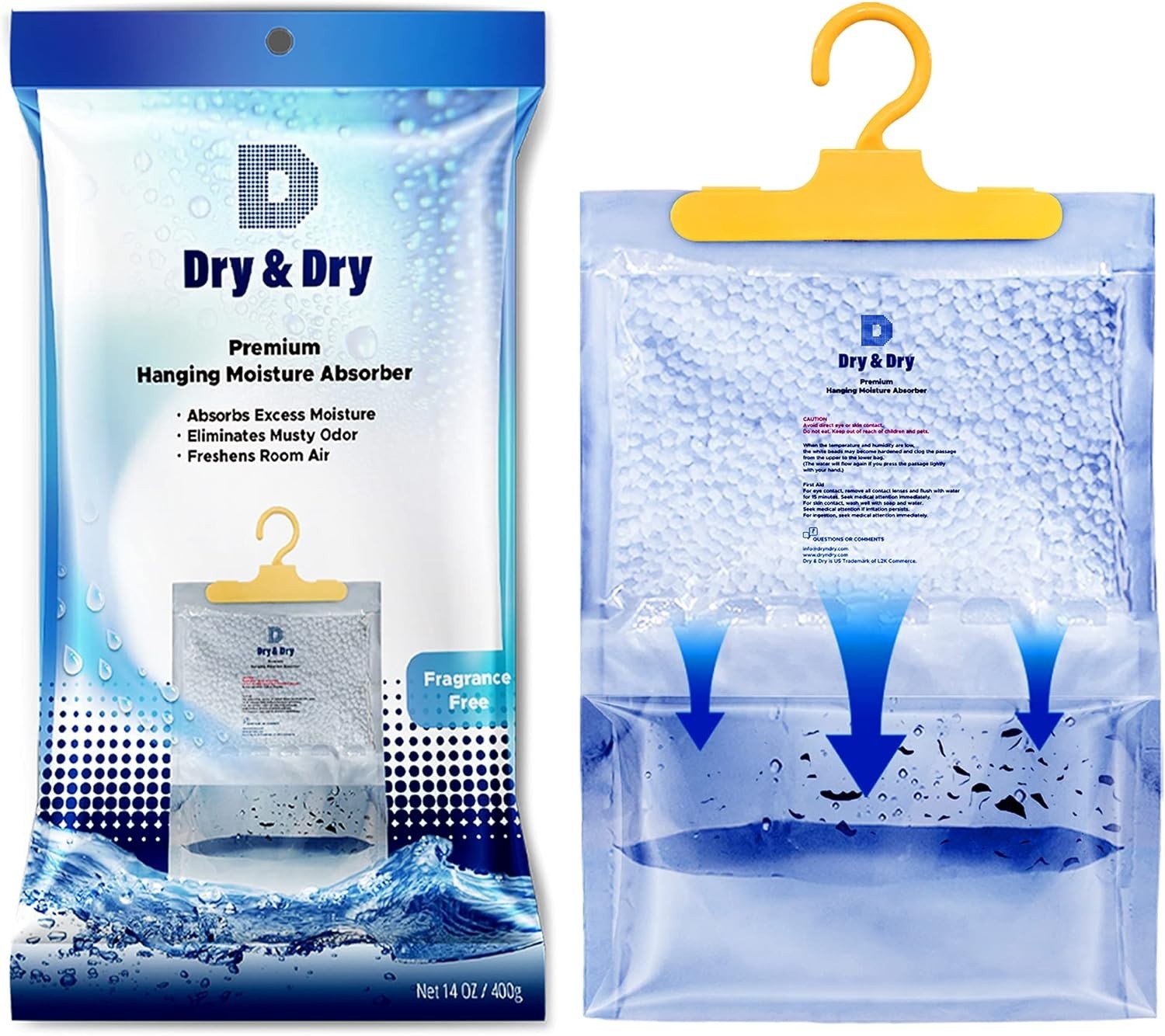 Essential 4 Pack Small Dehumidifiers – Moisture Absorbers for Any Room