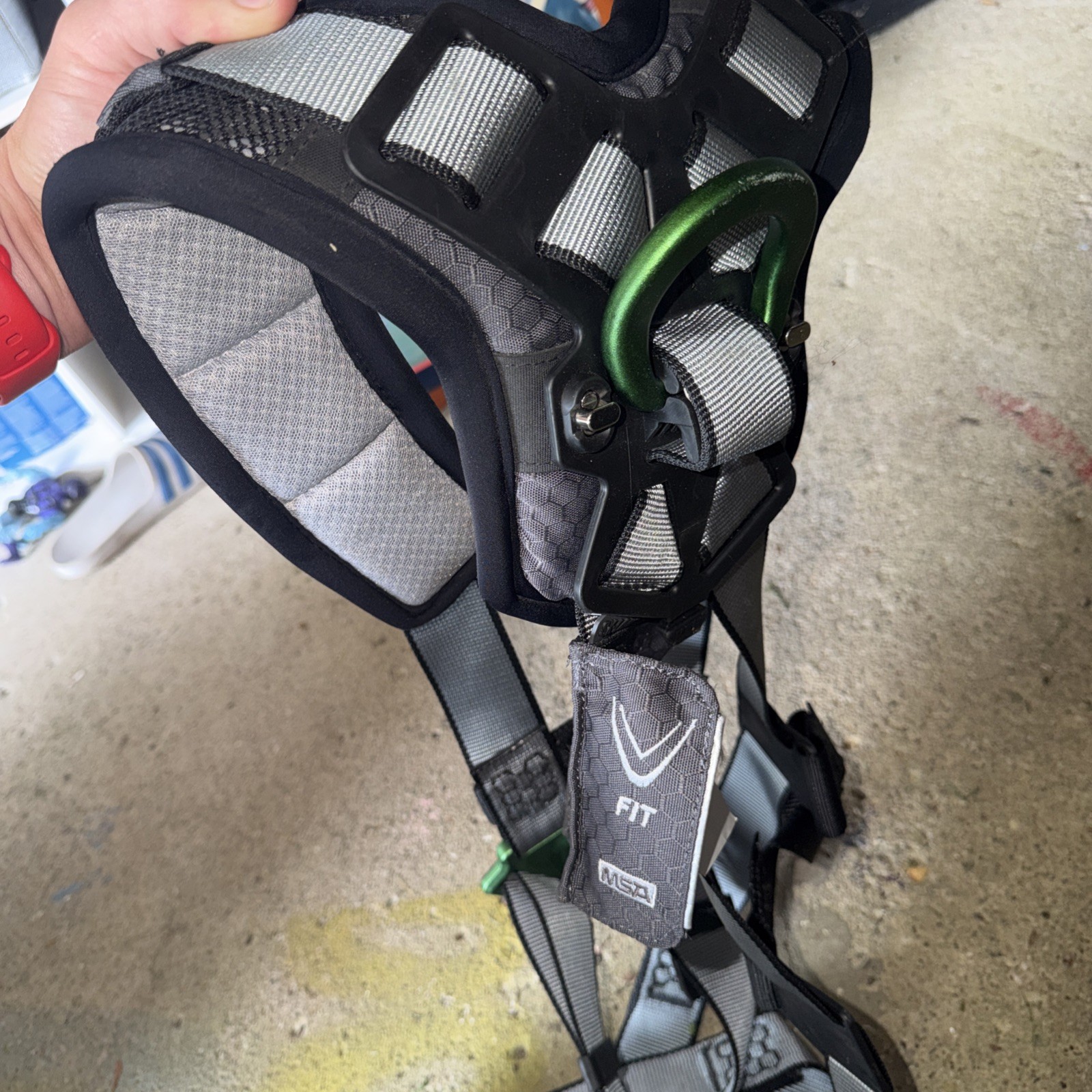 MSA V-Fit Safety Harness (PN 10194875) SXL Fall Protection