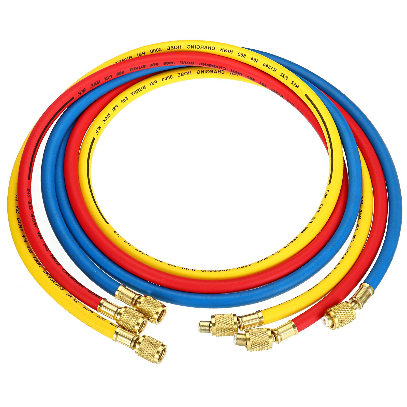 4.9ft 600 PSI 3000 PSI Refrigerant Charging Hose FOR AIR CONDITION Refrigeration