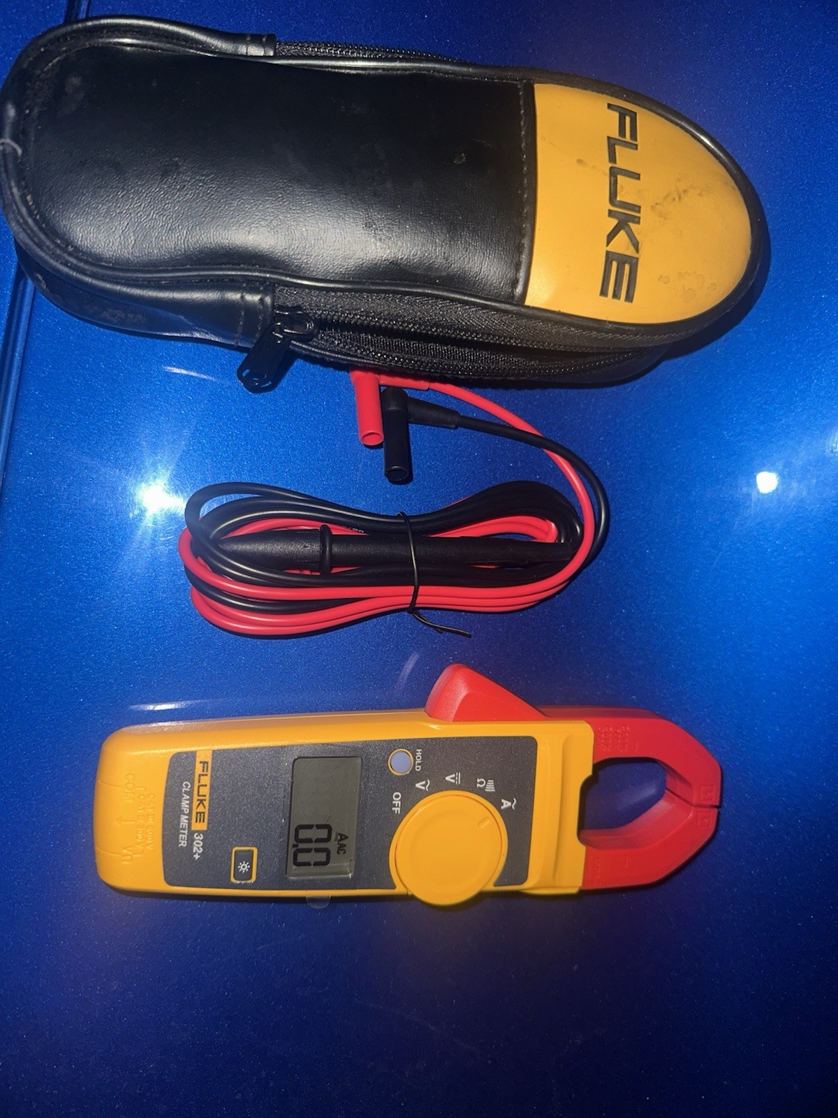 Fluke 302+ AC400A Clamp Meter Tester AC/DC Volt Amp Multimeter /-50