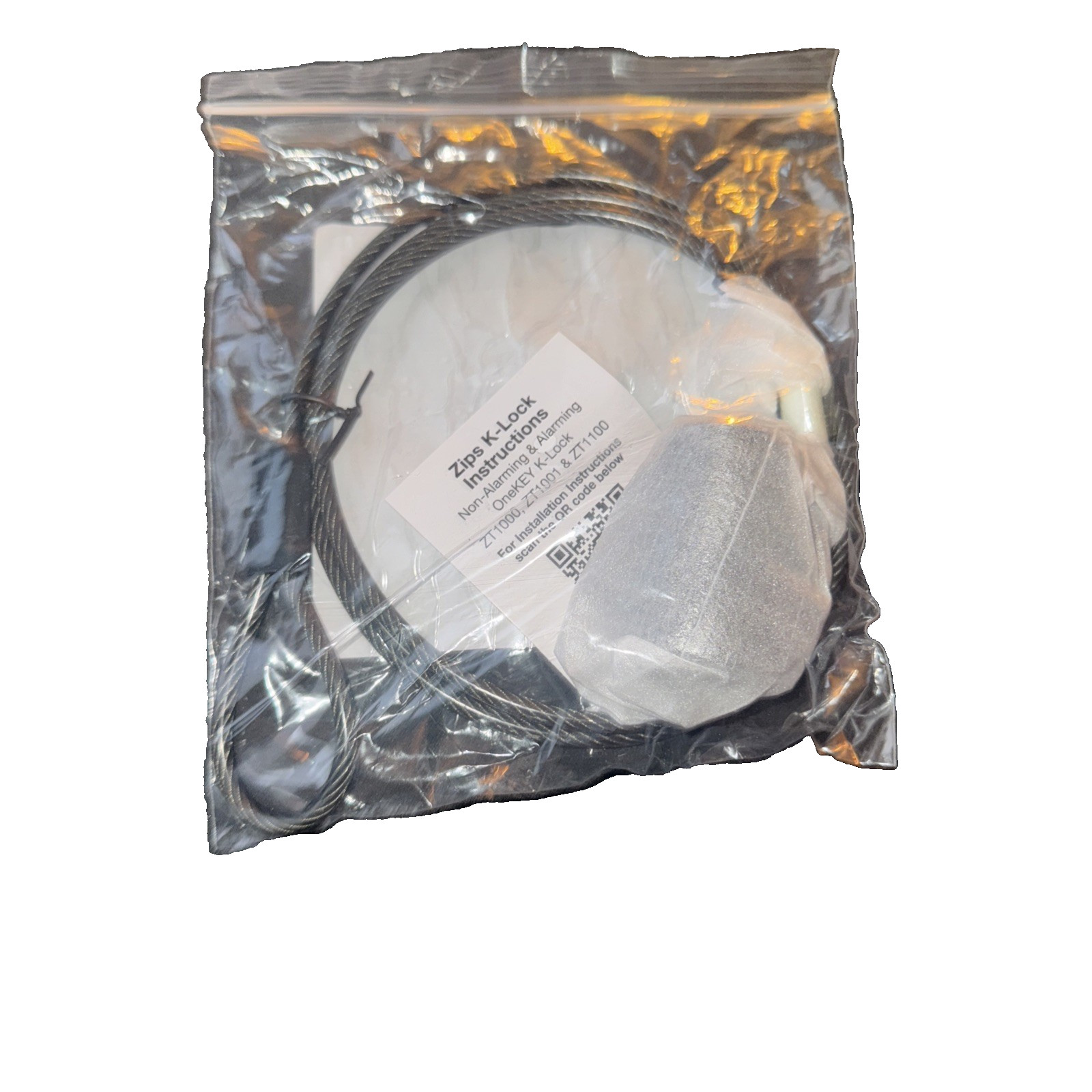 INVUE ZT1000K95 Non Alarming Zips K-Lock