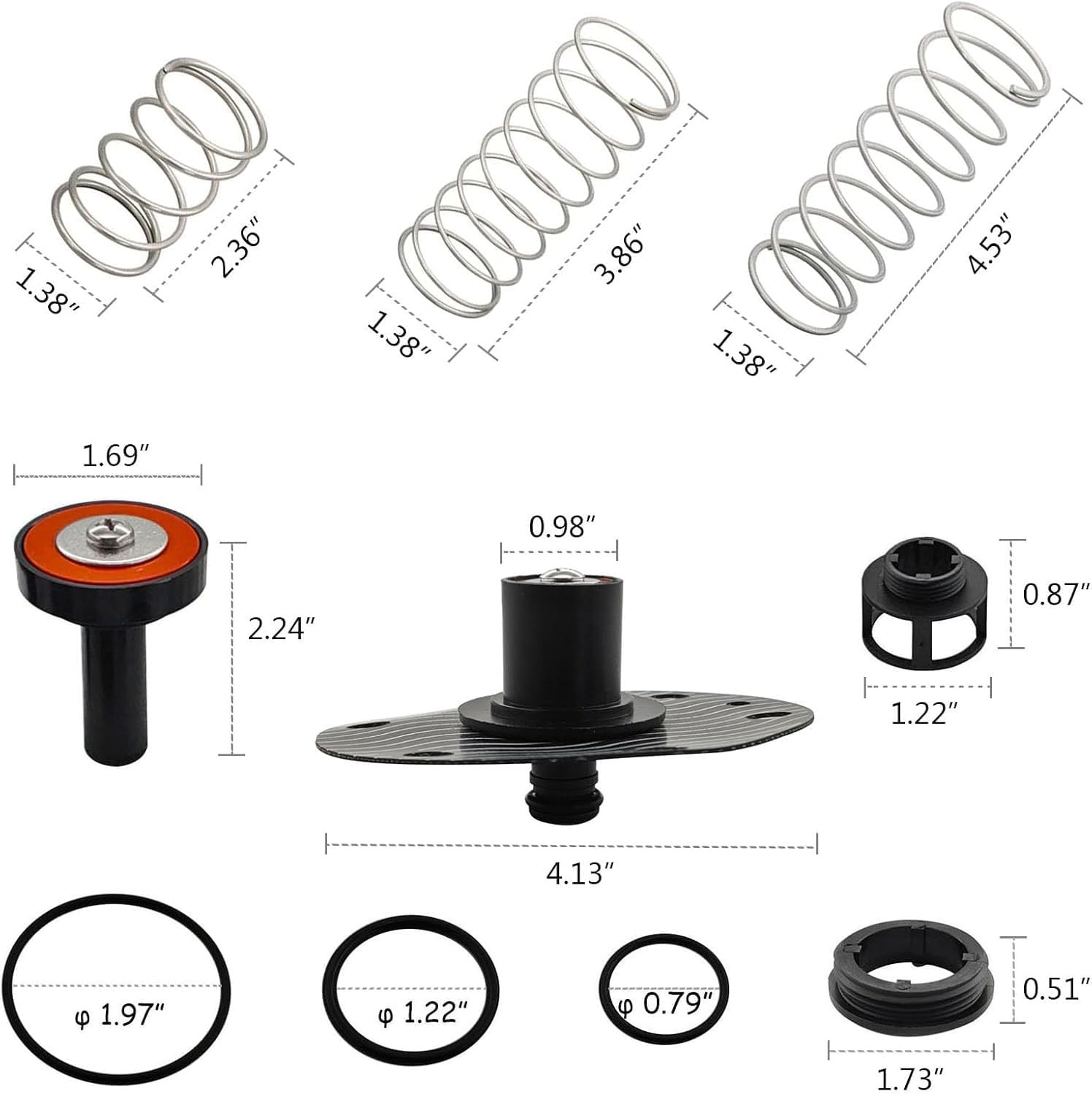 3/4″-1″ Complete Repair Kit For Wilkins Backflow Preventer Zurn 975XL / 975XL2