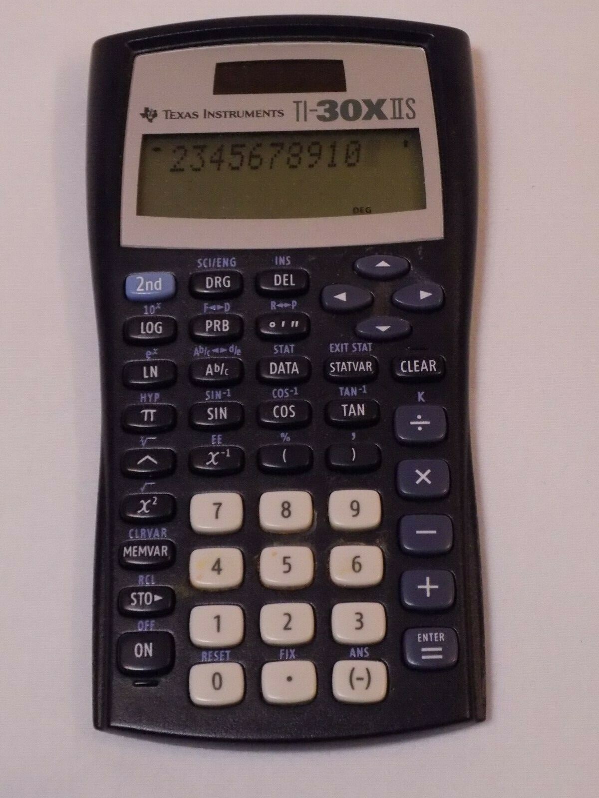 Texas Instruments TI-30XiiS Solar Pocket Scientific Calculator with Cover Blue