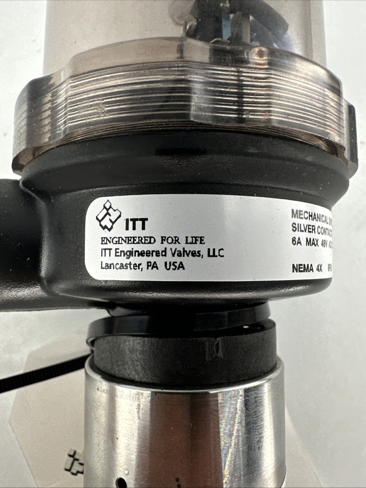 ITT Engineered Valves AXS26S .5” Diaphragm Valve EPDM 90 PSI, NOS Medical Lab