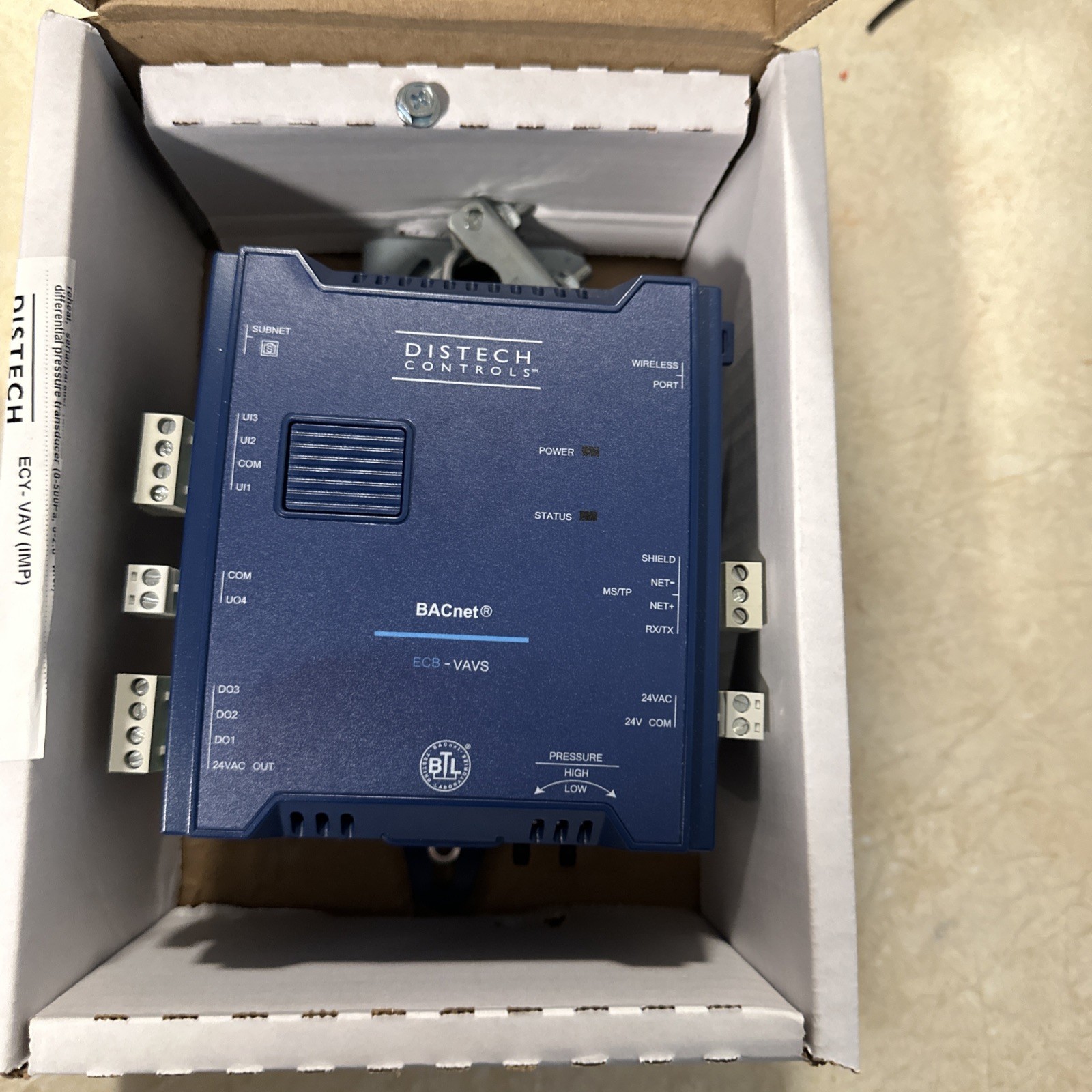 Distech Controls ECB-VAVS BACnet VAV Controller – TESTED – Qty Available