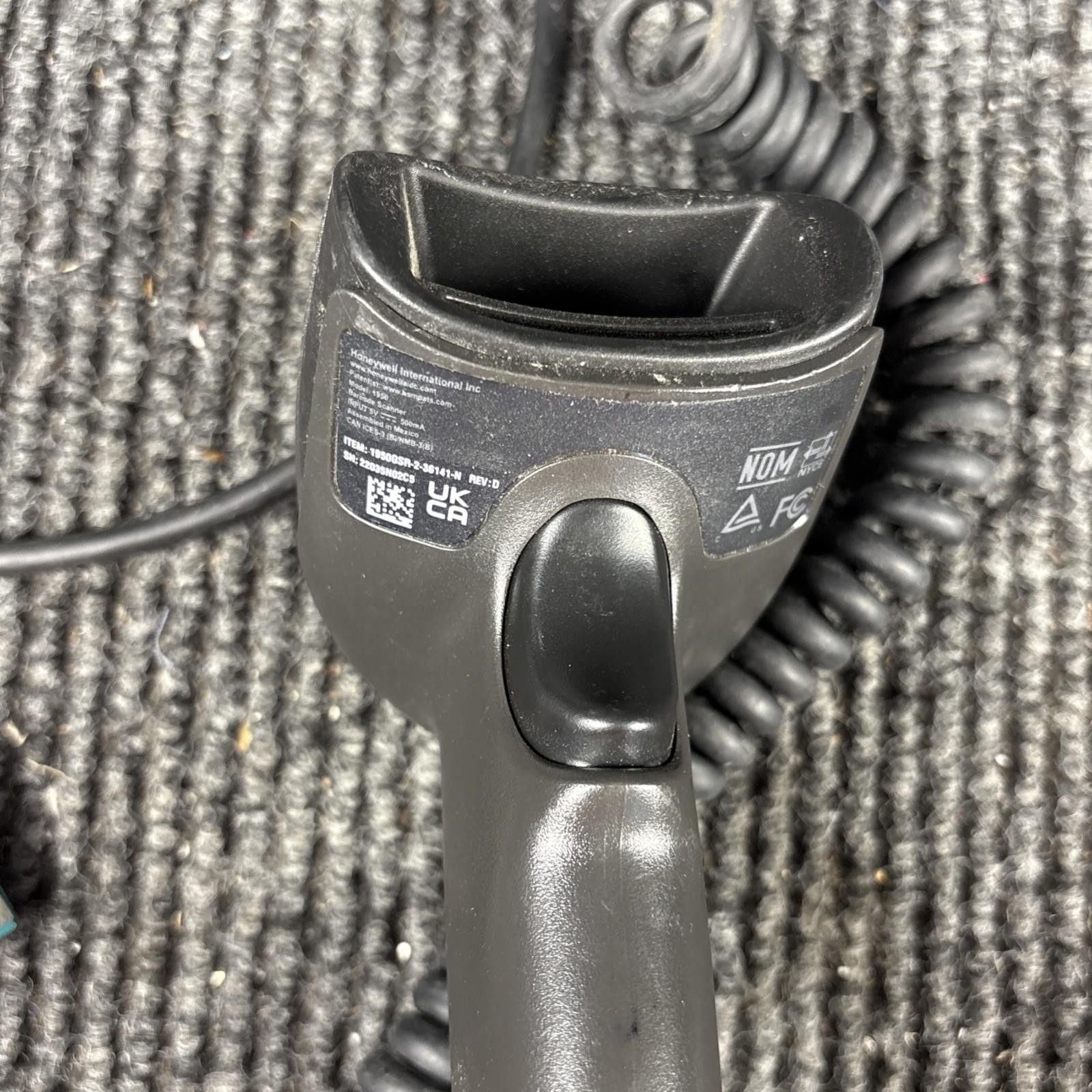 NO CABLE Honeywell Xenon XP 1950 Wired USB 2D BarCode Scanner ONLY