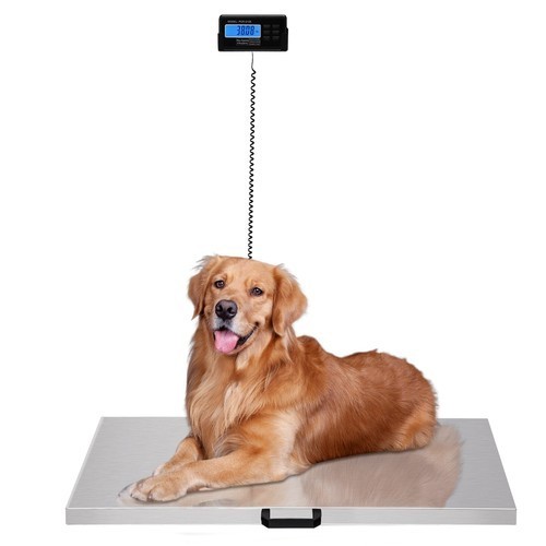 440lbs/200kg Livestock Vet Platform Scale Dog Pig Sheep Pet Digital Weight Scale