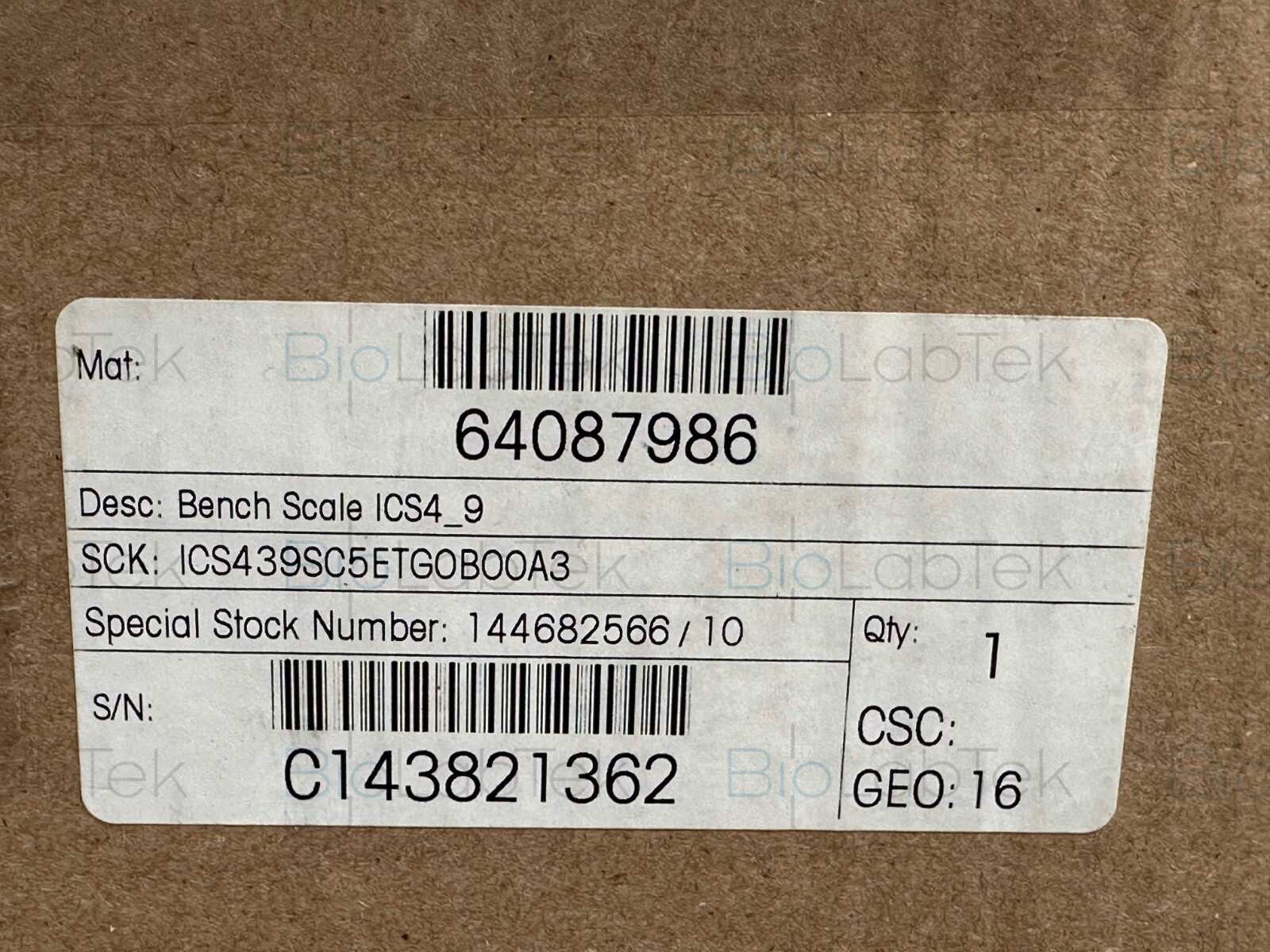 NEW Mettler Toledo 5-30 KG ICS439g weighing bench terminal scale unit