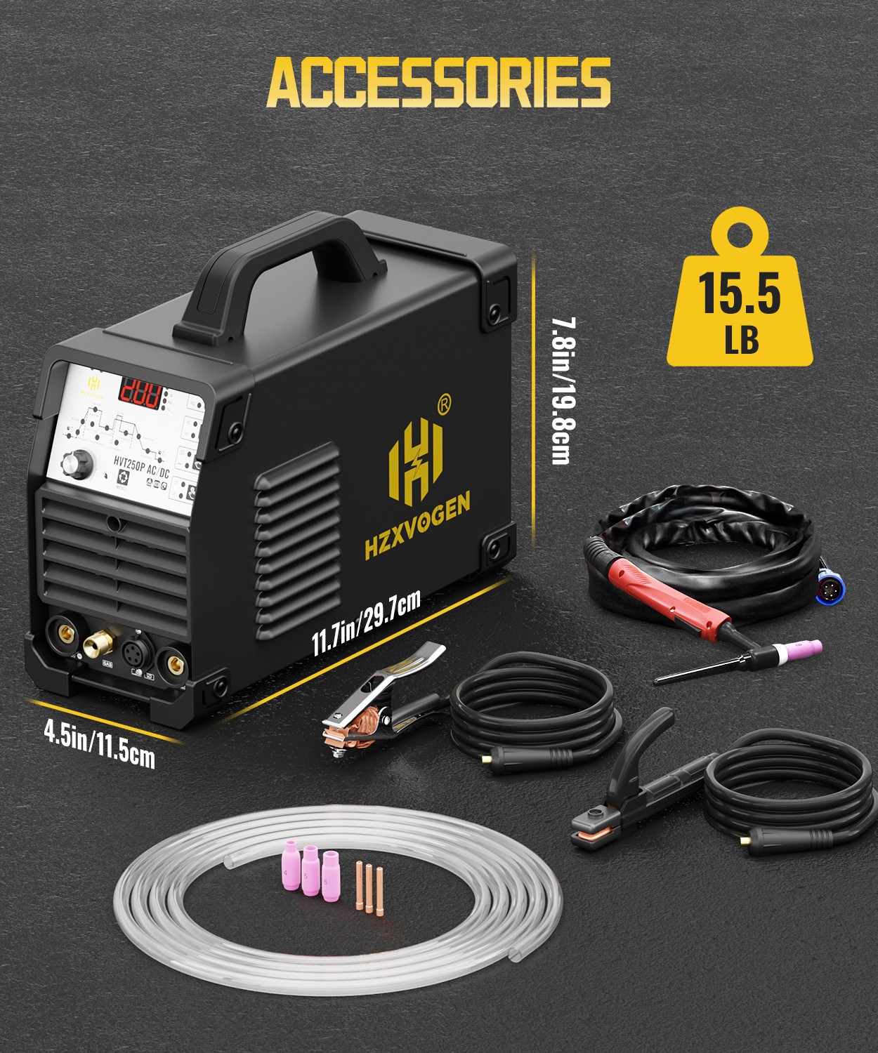 110V/220V 200A AC/DC TIG Welder HF Pulse Alu TIG ARC IGBT Welding KIT Foot Pedal