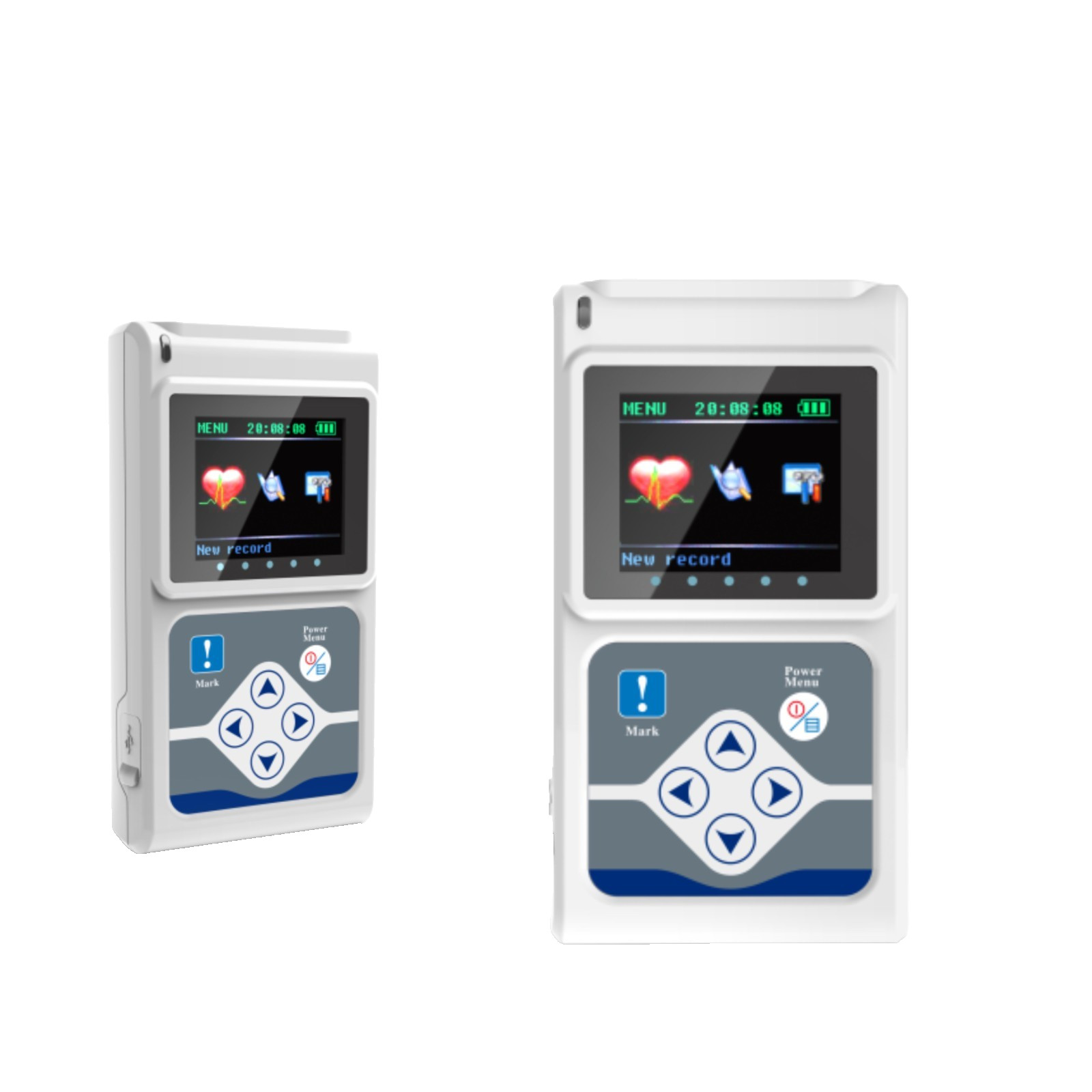 3 Channel ECG/EKG Holter Recorder Monitor-Heart Rhythm Event Recorder for 24hr