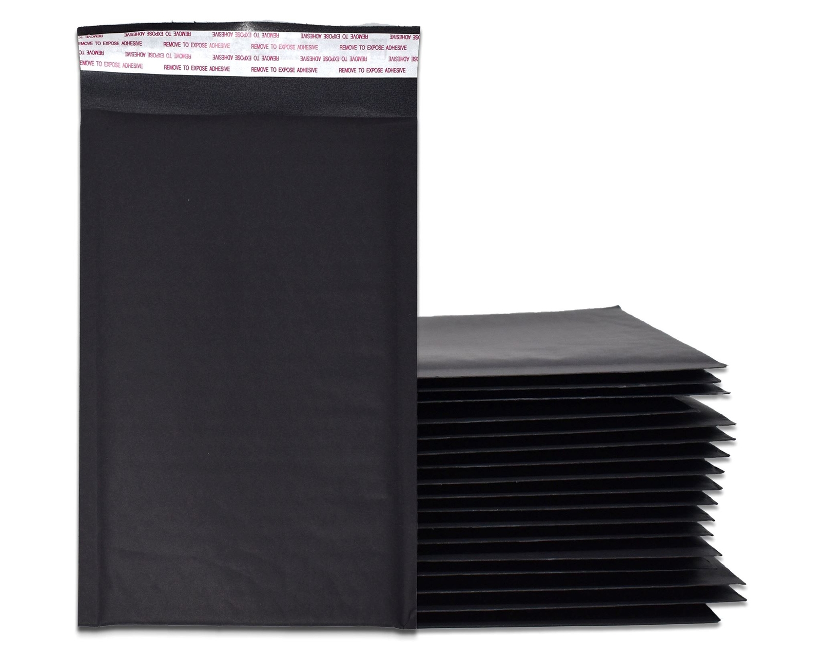 4×8, 6×10, 8×12 Combo! Black Matte Kraft Bubble Mailers! Made from Recycled Pa