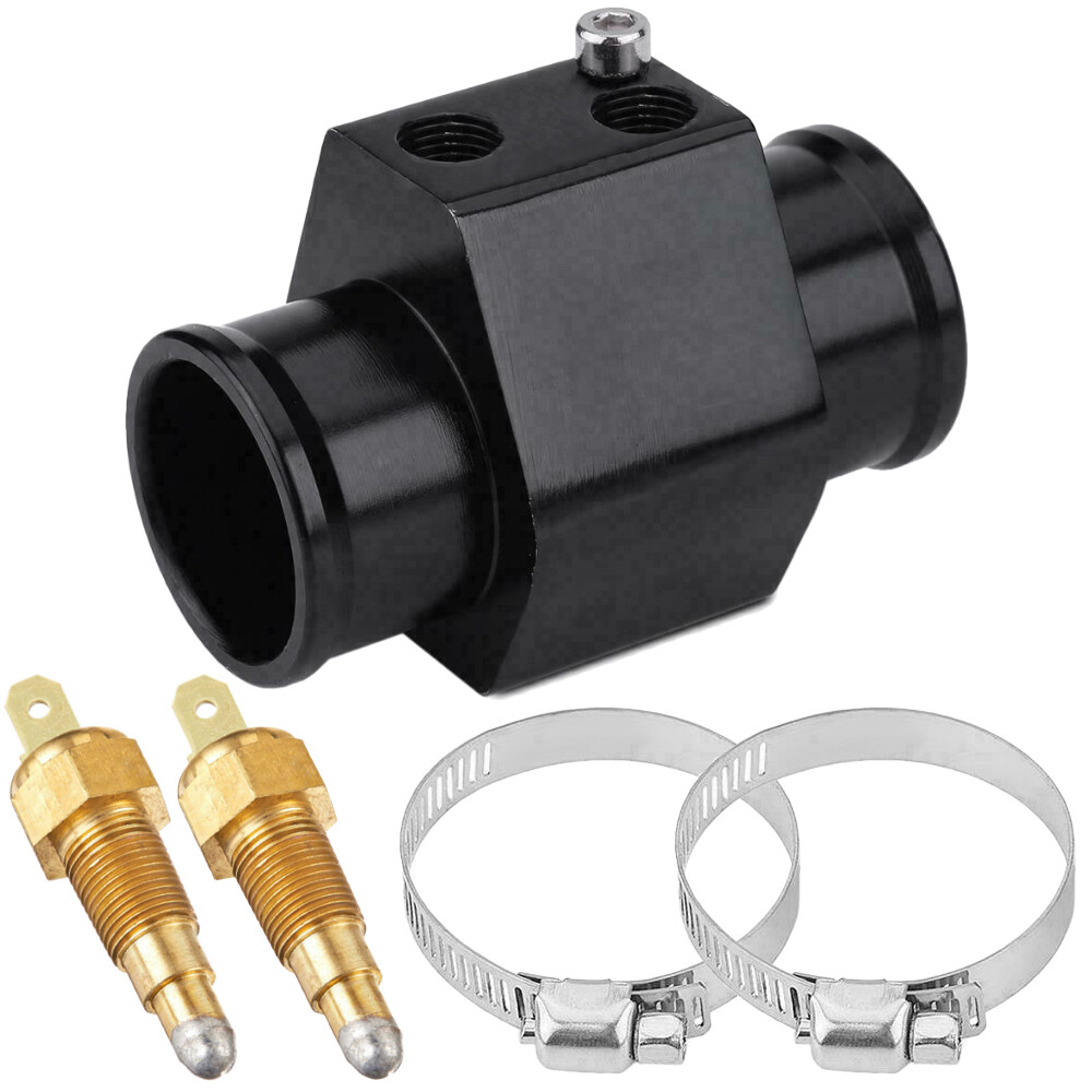 44MM/1.75IN 2-STAGE RADIATOR HOSE ADAPTER DUAL ELECTRIC FAN TEMP SWITCH WIRE KIT