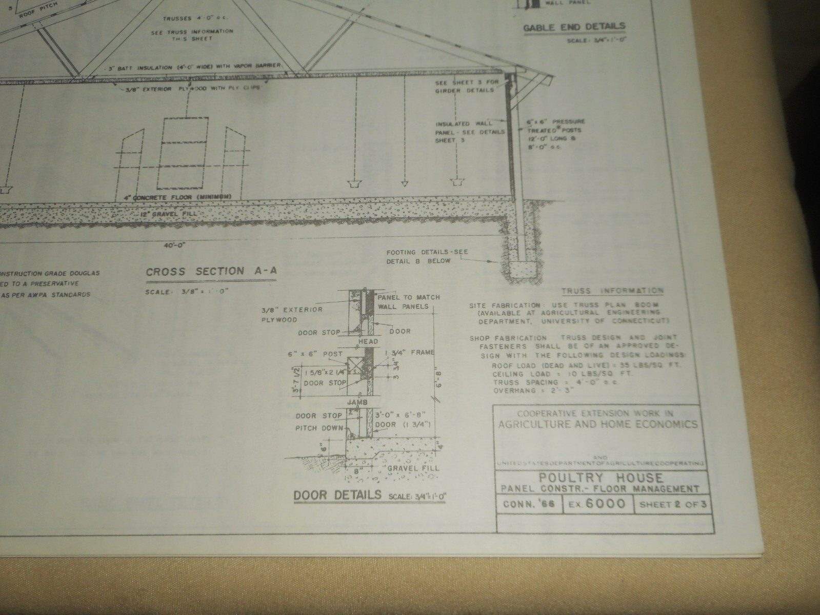 POUTLRY Chicken Farmhouse BLUEPRINTS Building Co-op Extension Work Agriculture