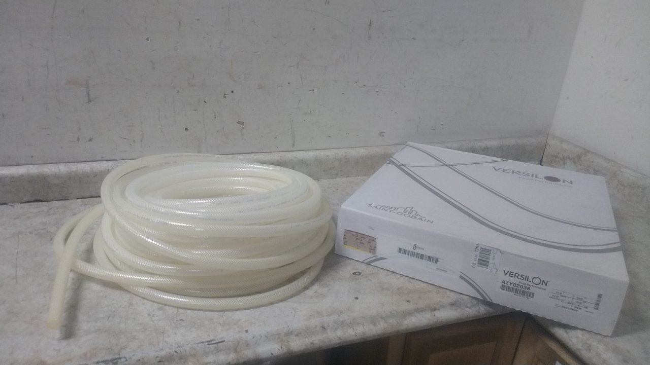 Tygon AZY02038 1/2 In Inside Dia 100 Ft Overall Length TPE Tubing