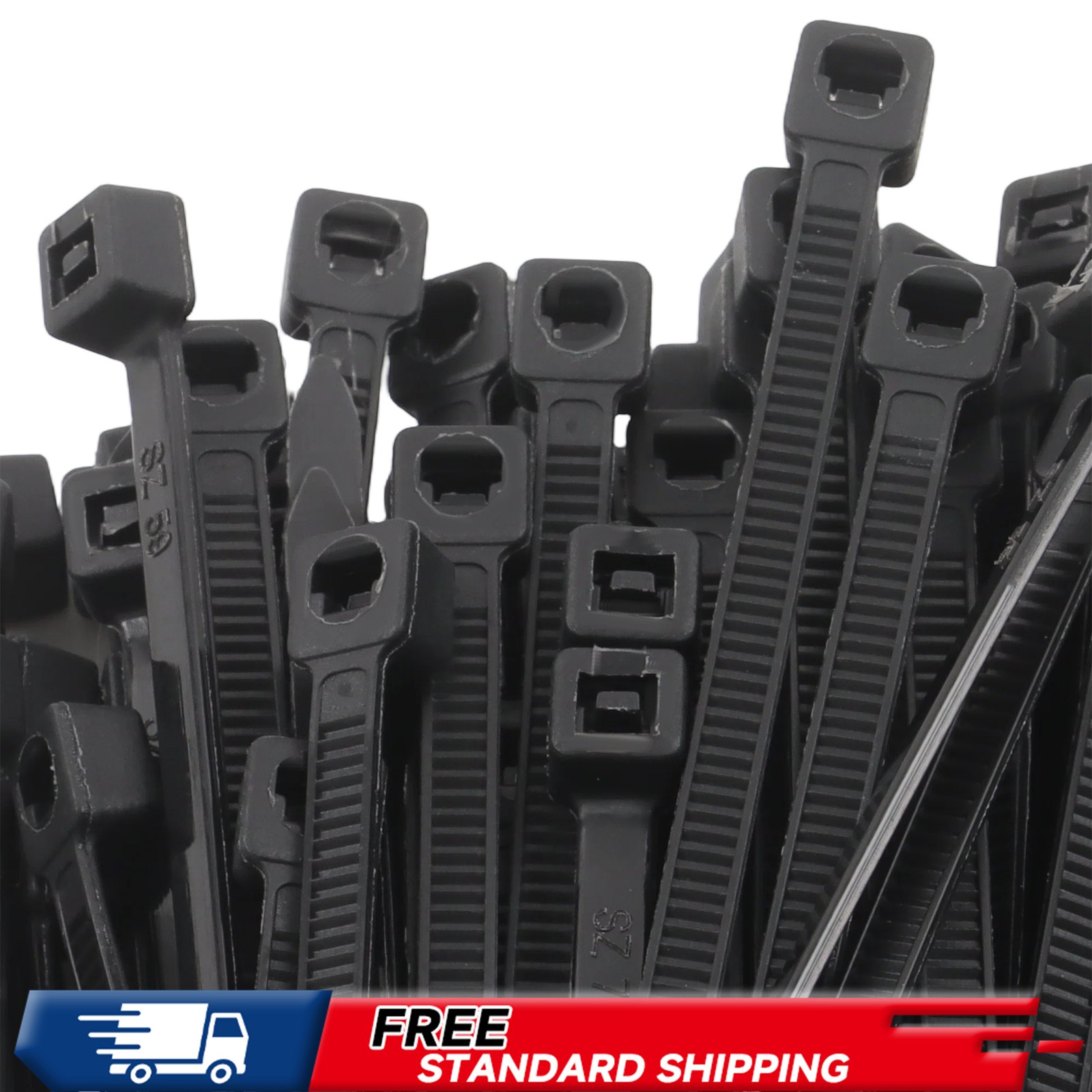 40lb Zip Ties 8 Inch Uv Rated 1000pcs Self-Locking Width 0.14″ Cable Ties