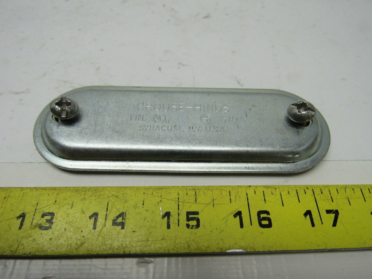 Crouse-Hinds LL37 x 1″ NPT Cast Malleable Iron Threaded Conduit Body Lot Of 3