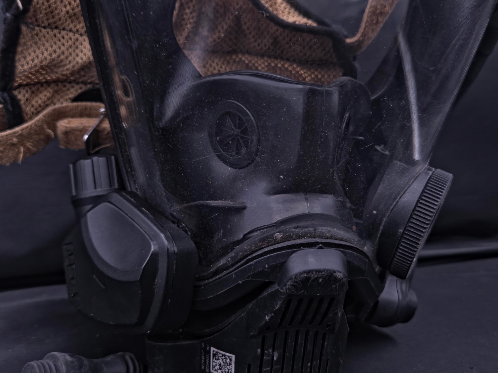 MSA Ultra Elite Full Face Respirator Mask Medium Comms Mic Untested Parts Repair