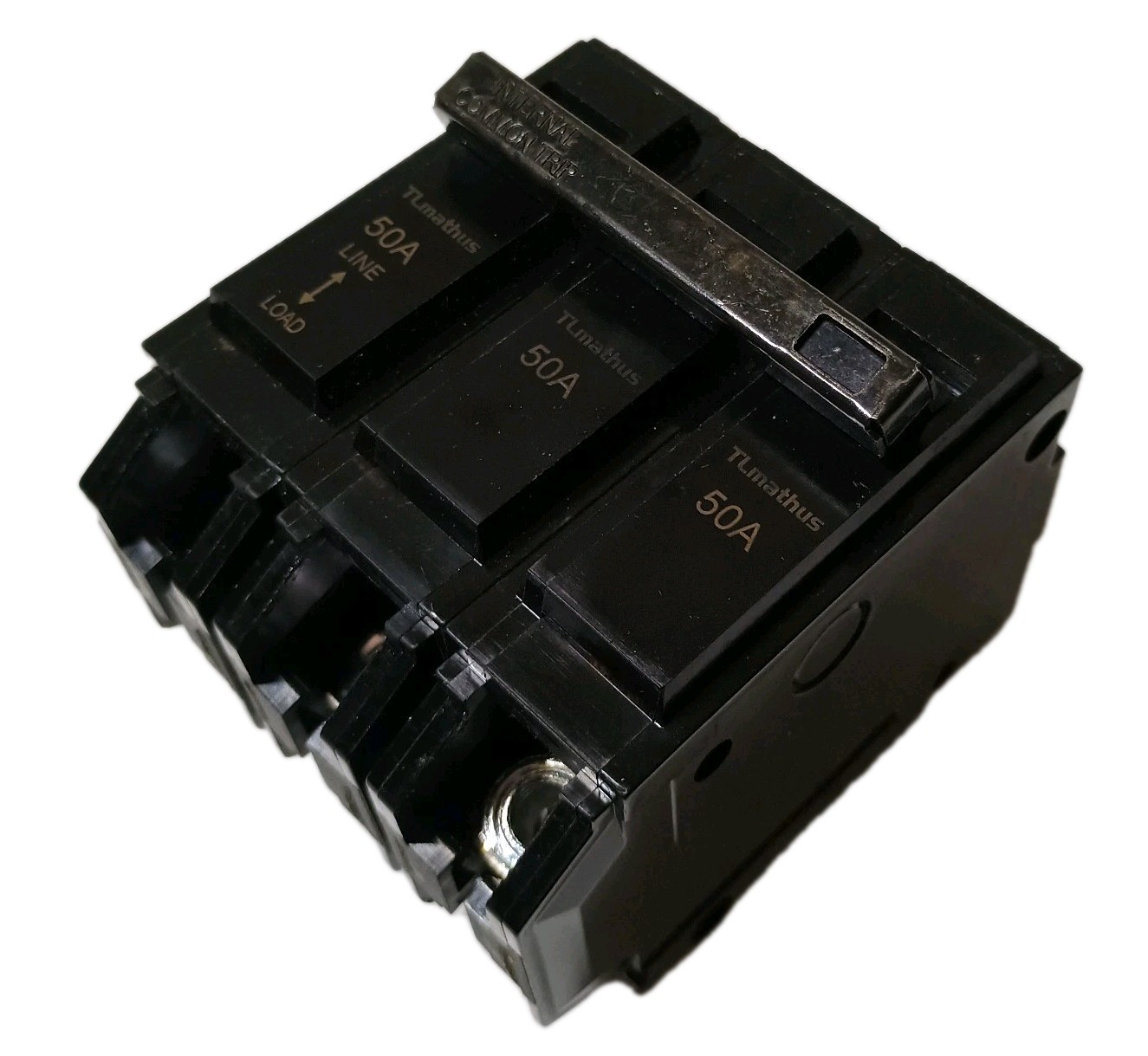 TLmathus 50 Amp Breaker 3 Pole Plug-in Mount Type THQL Circuit Breaker 120/240V
