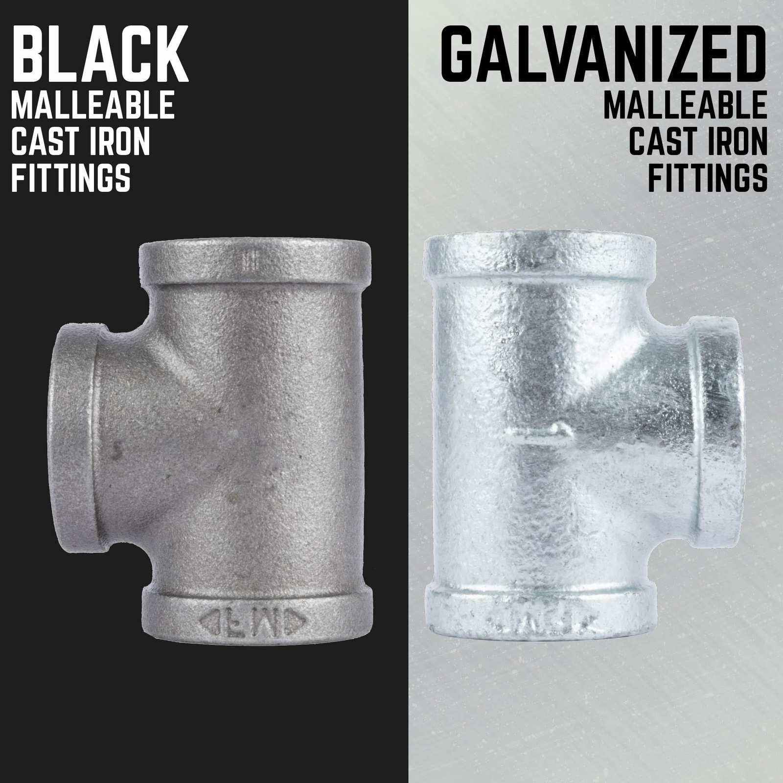 3/4 in. Galvanized Iron Cross
