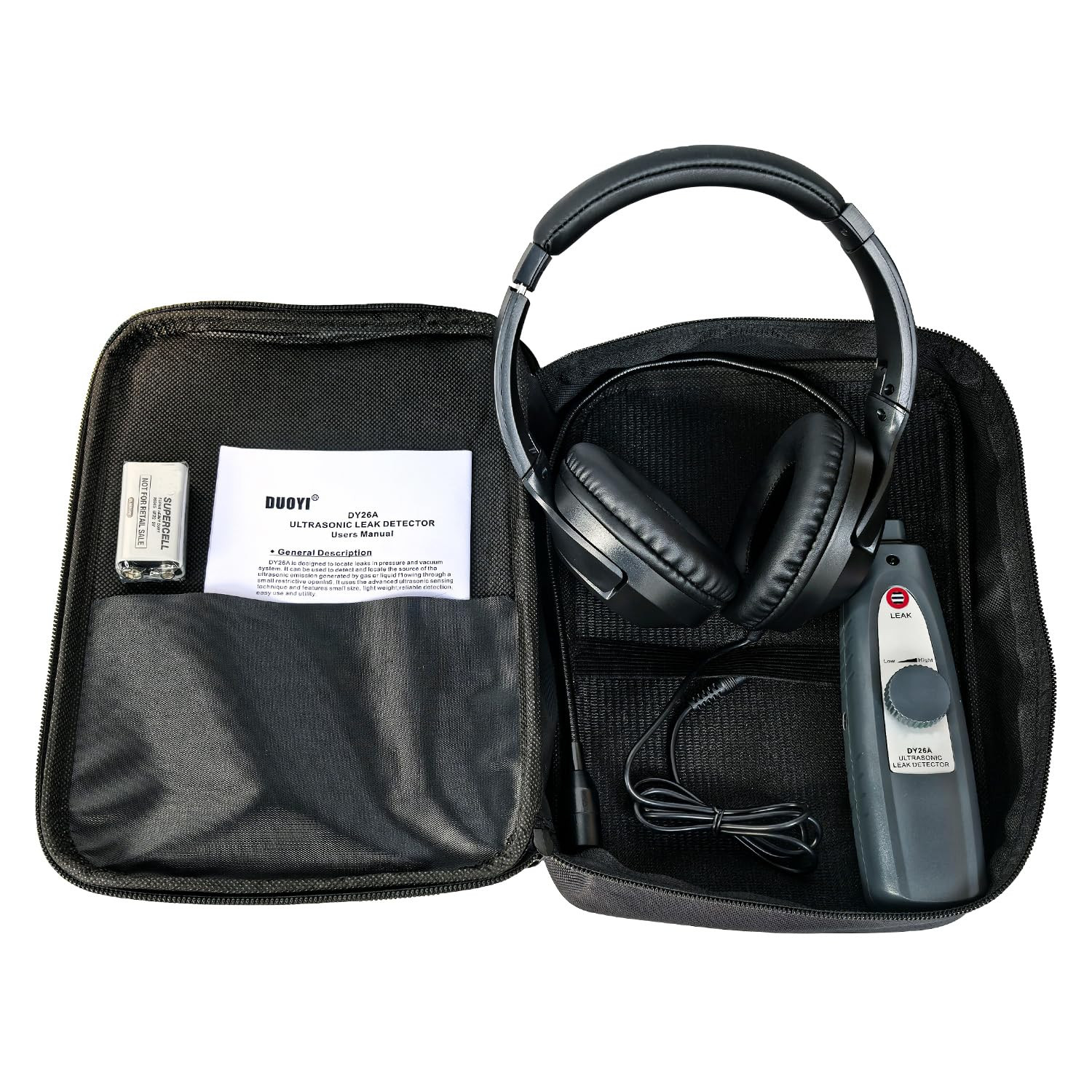Ultrasonic Leak Detector for Hvac/Automotive/Industrial Use | 38-42Khz Frequency